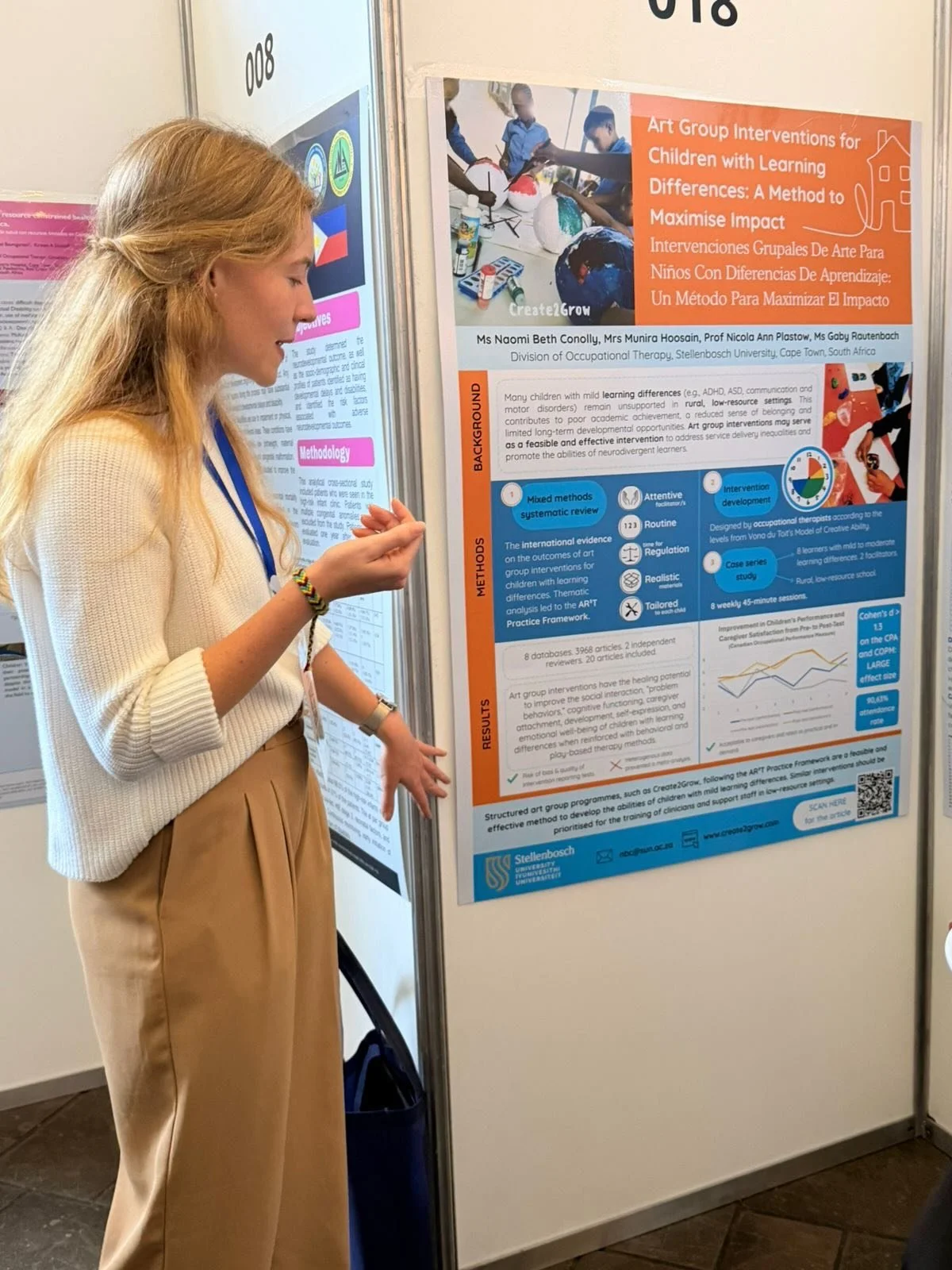 Create2Grow and our systematic review made it to the International Developmental Paediatrics Congress platform in Guatemala this week! What a joy it is to see how this research is contributing to the global conversation on how we can increase access 