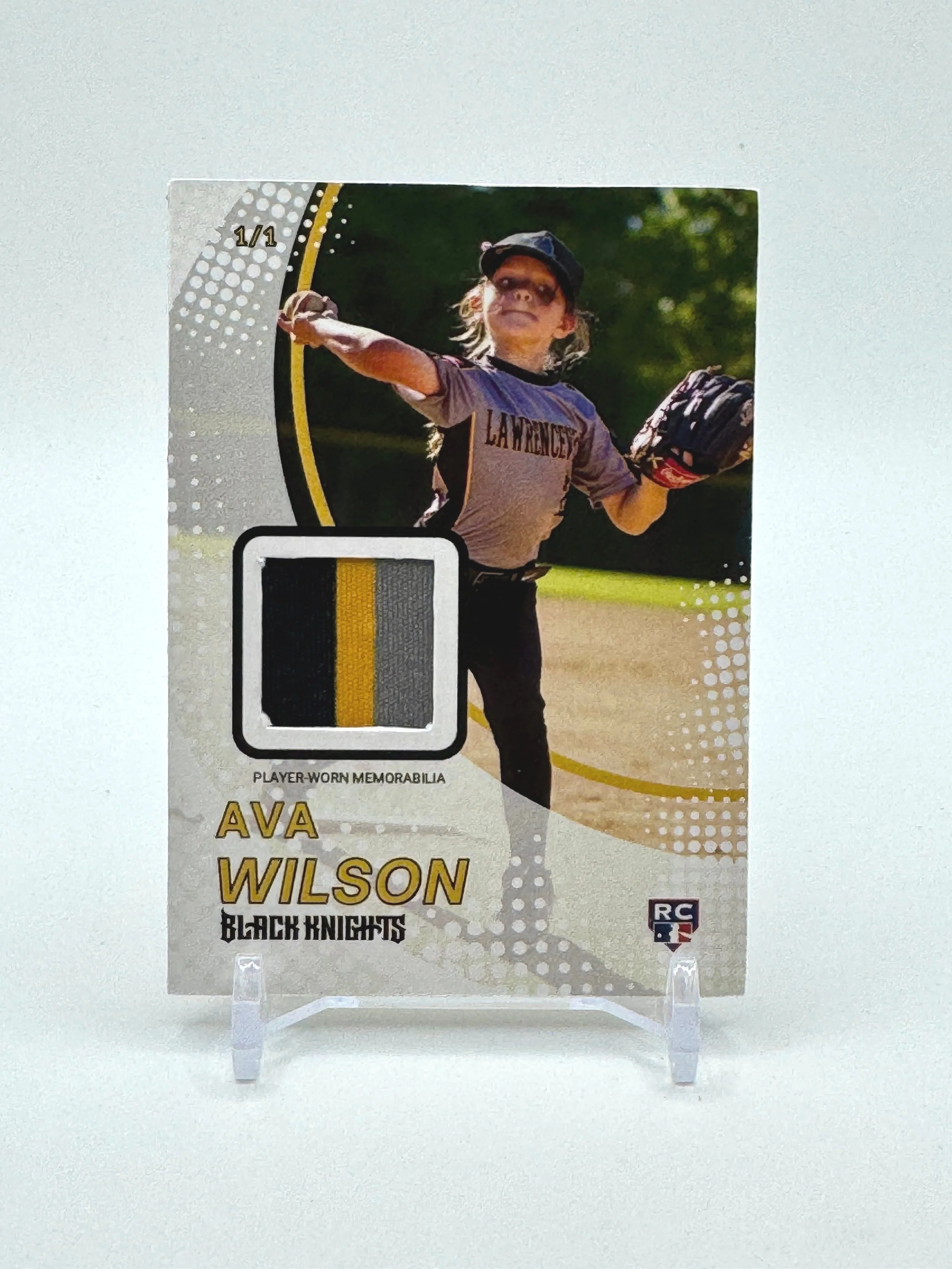 Youth Sports Relic Card