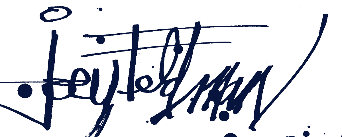 Joey Feldman artist signature logo