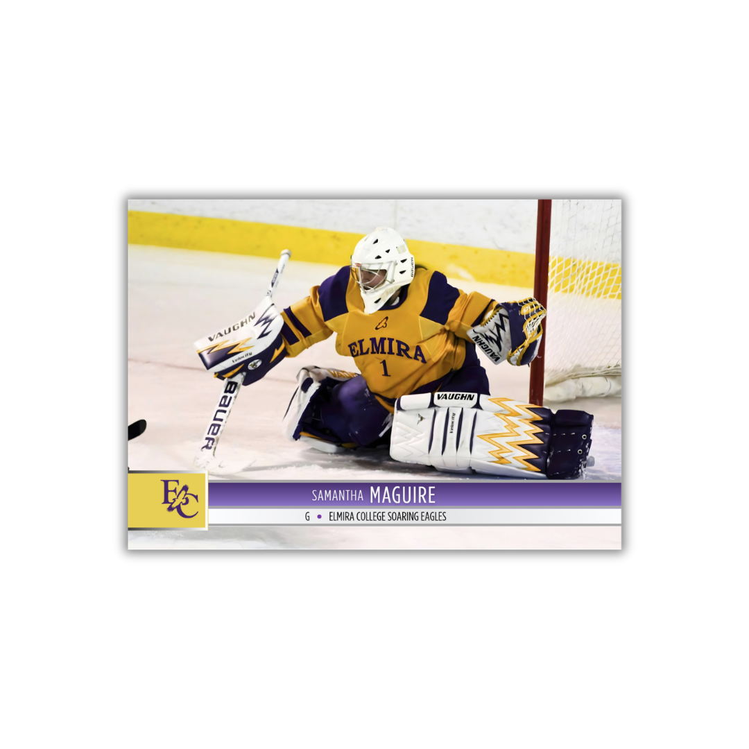 Custom Women's Hockey Card Memorial