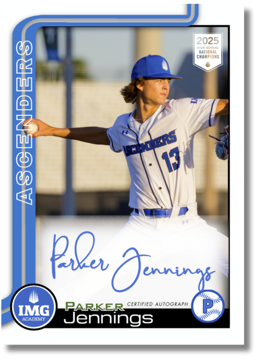 IMG Academy autographed trading card