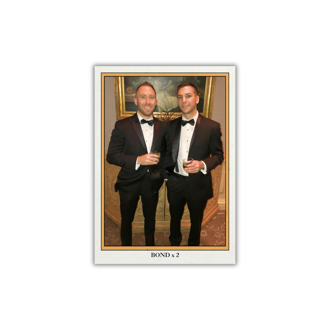 Family Holiday Celebration Trading Card