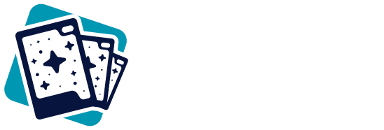 Logo with illustrated trading cards and the text 'Trading Card memories'.
