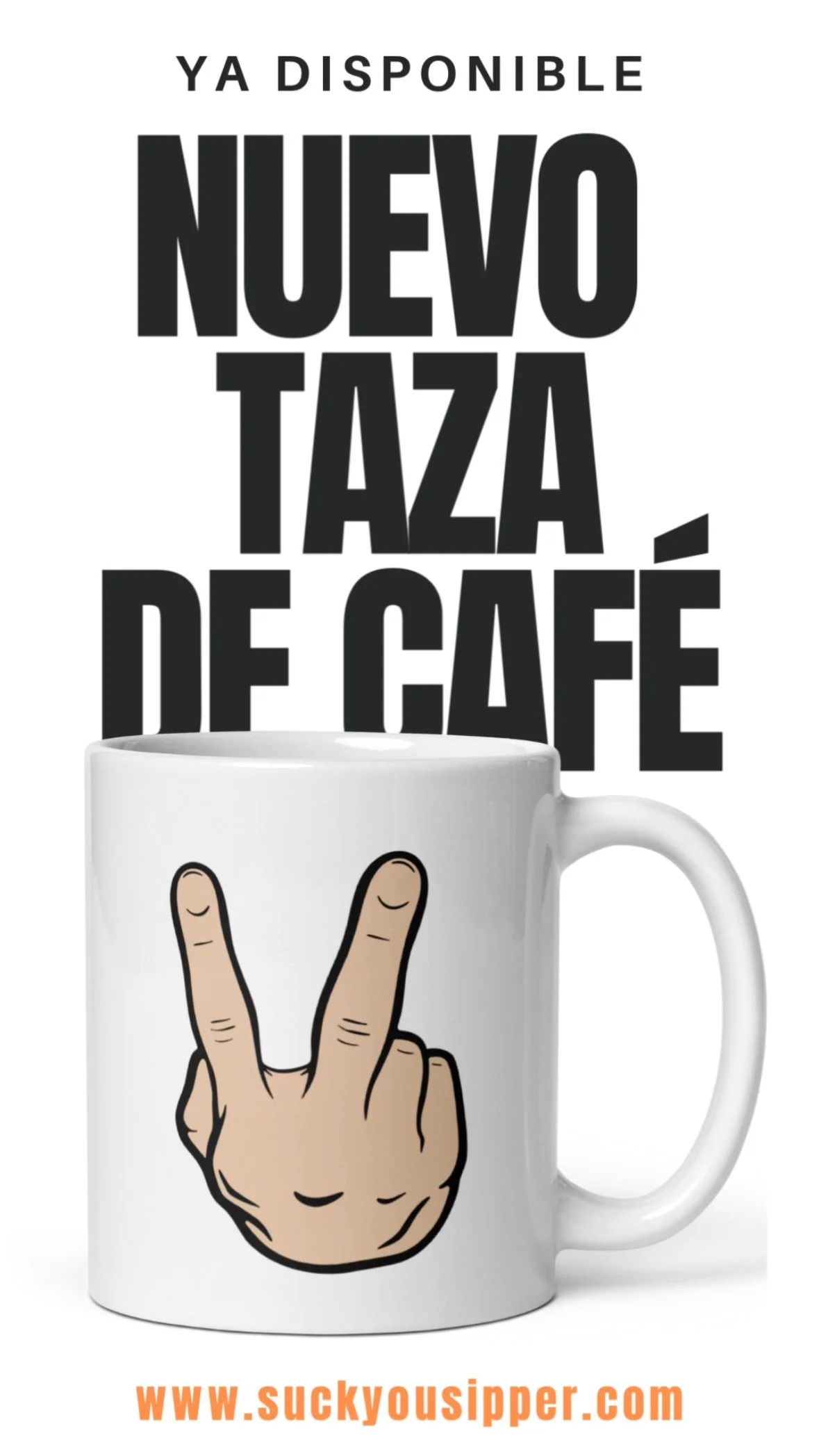 Peace sign coffee mug