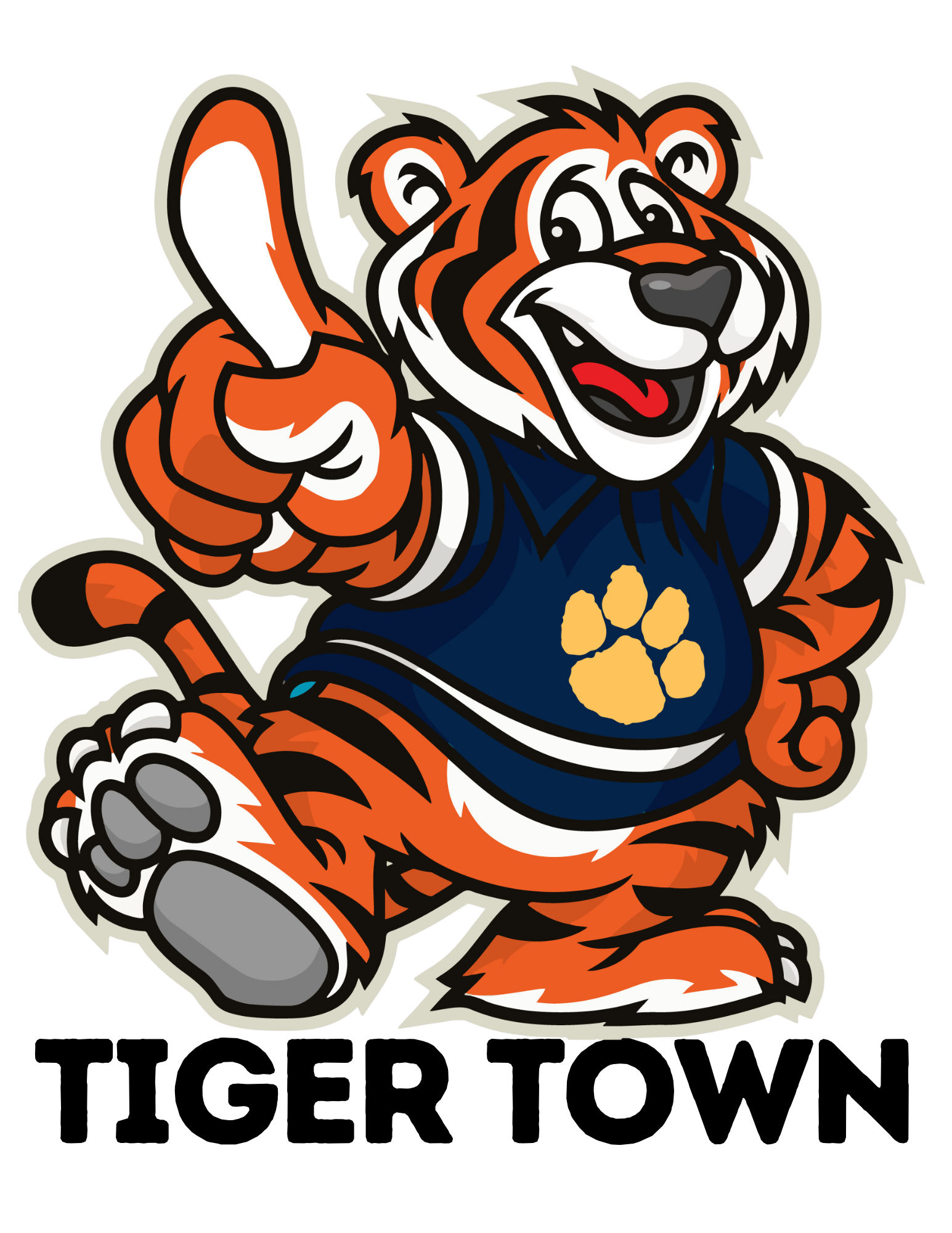 Tiger Town Sticker