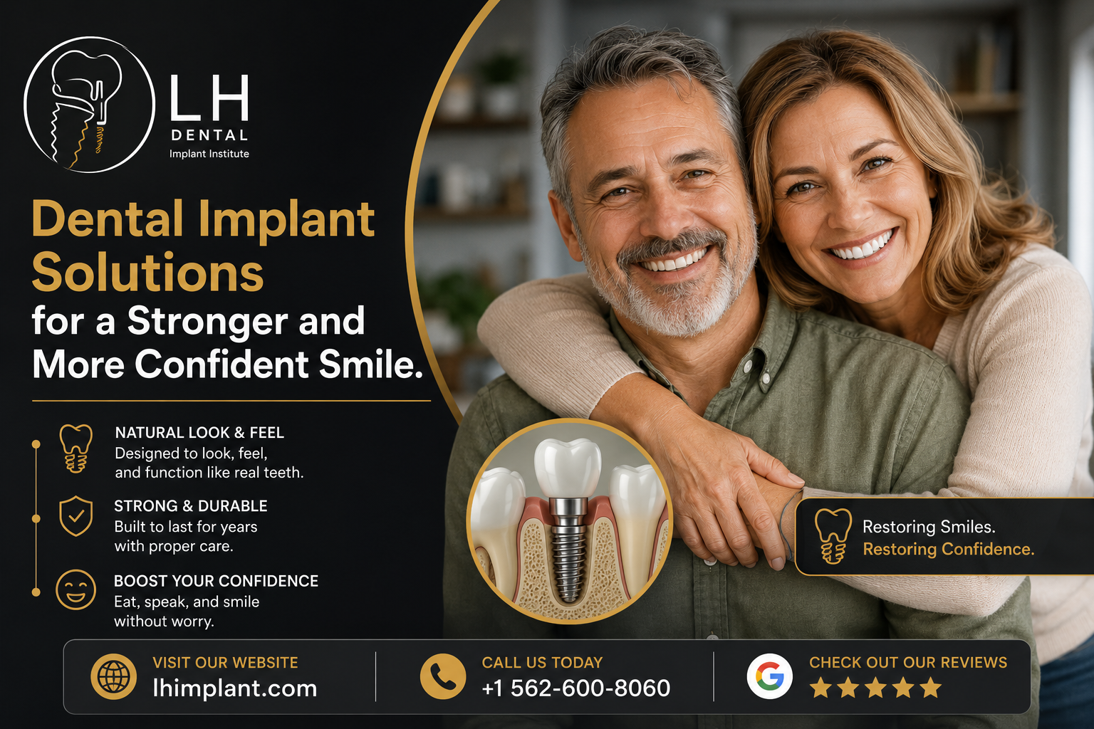 Dental Implant Solutions for a Stronger and More Confident Smile