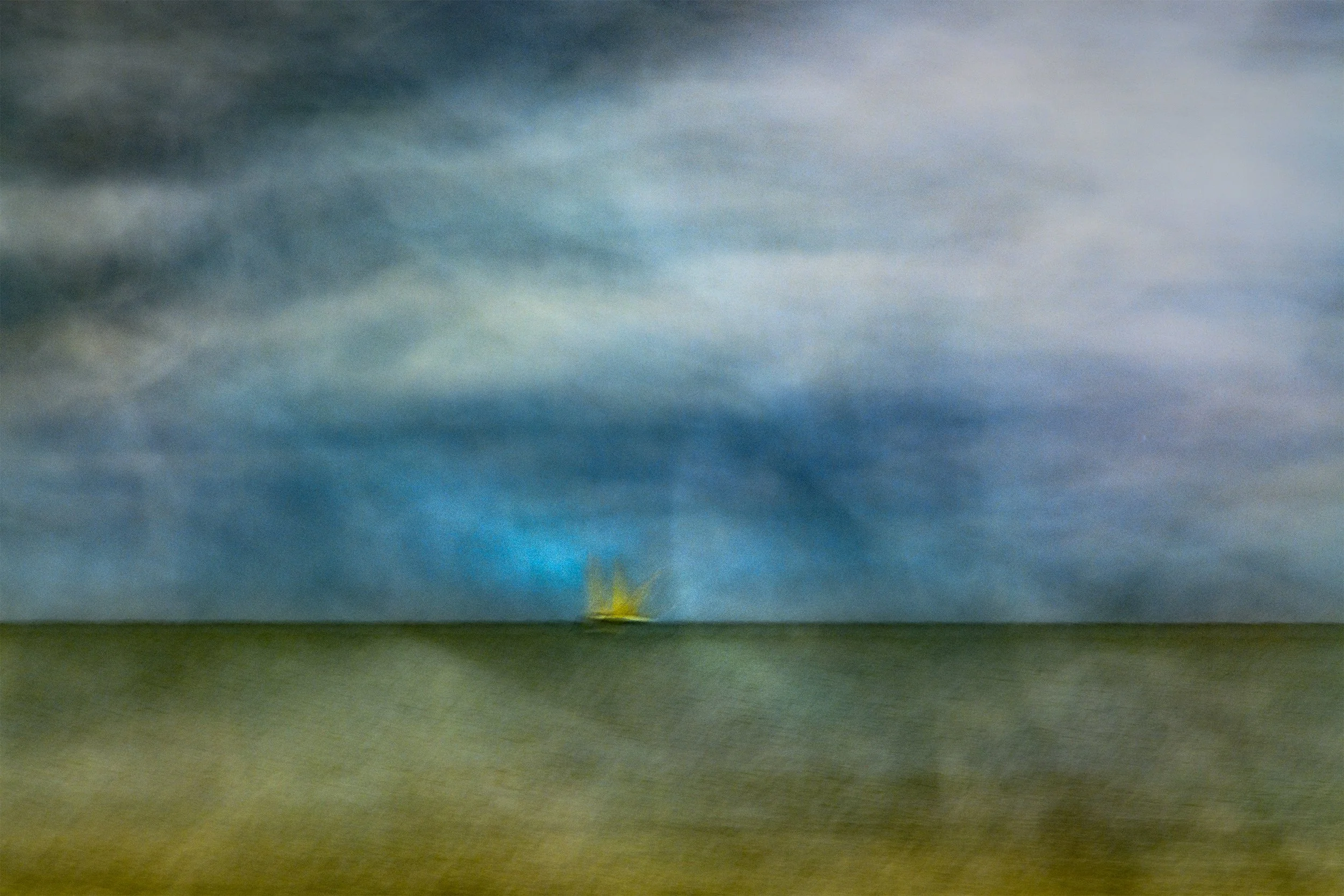 Passing Through - This serie visualises depression as a solitary journey across open water.