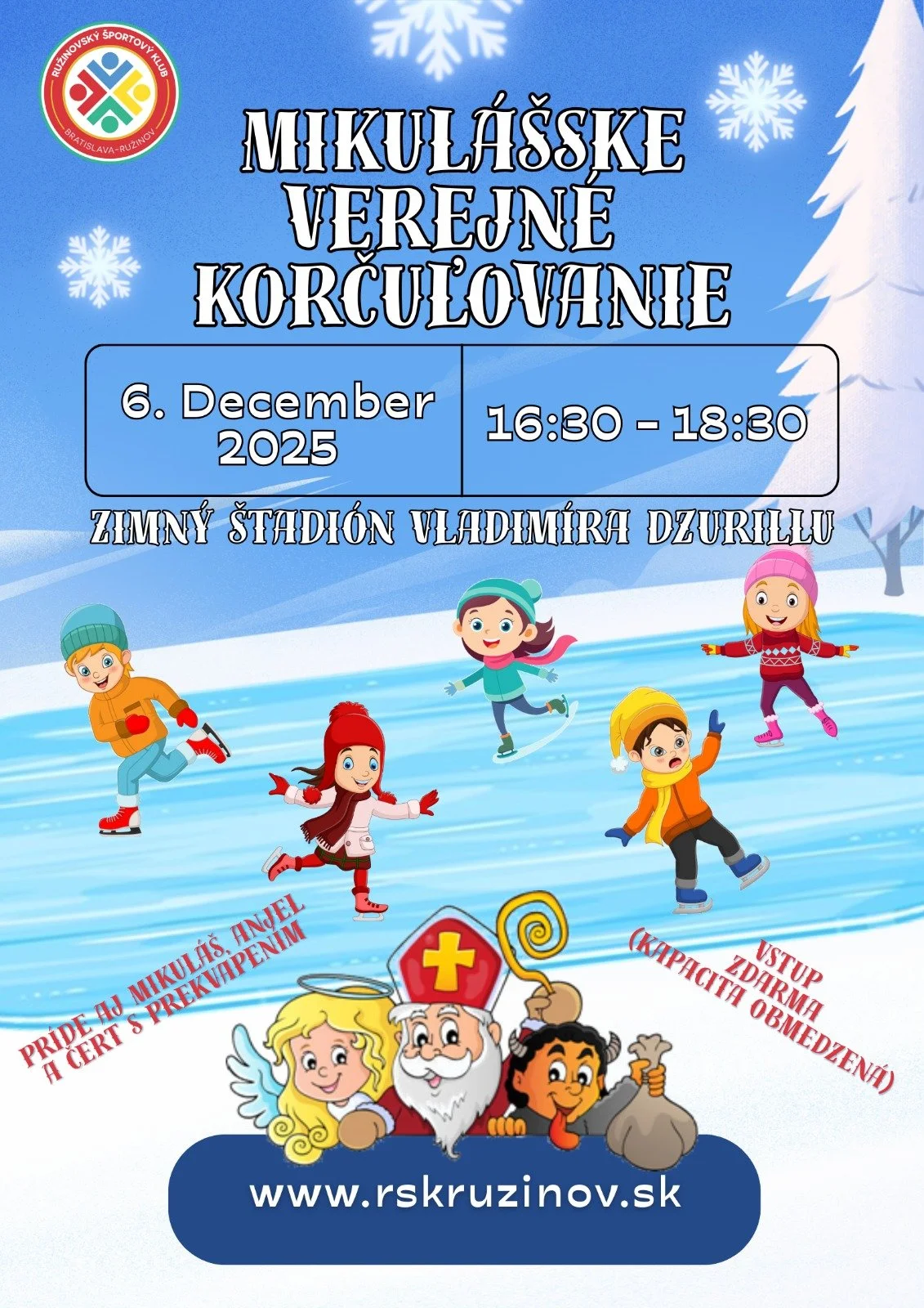 Mikulášske verejné korčuľovanie
