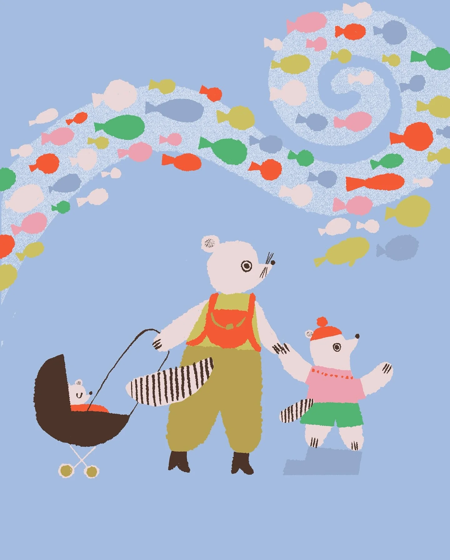 Day 15: AQUARIUM for #peachtober 🐟🐠🐡

Well oops, fell off the peachtober train for a minute there. Found a little minute though and drew this one, inspired by the many many times I&rsquo;d take my toddler and then toddler + baby to the Denver aqua