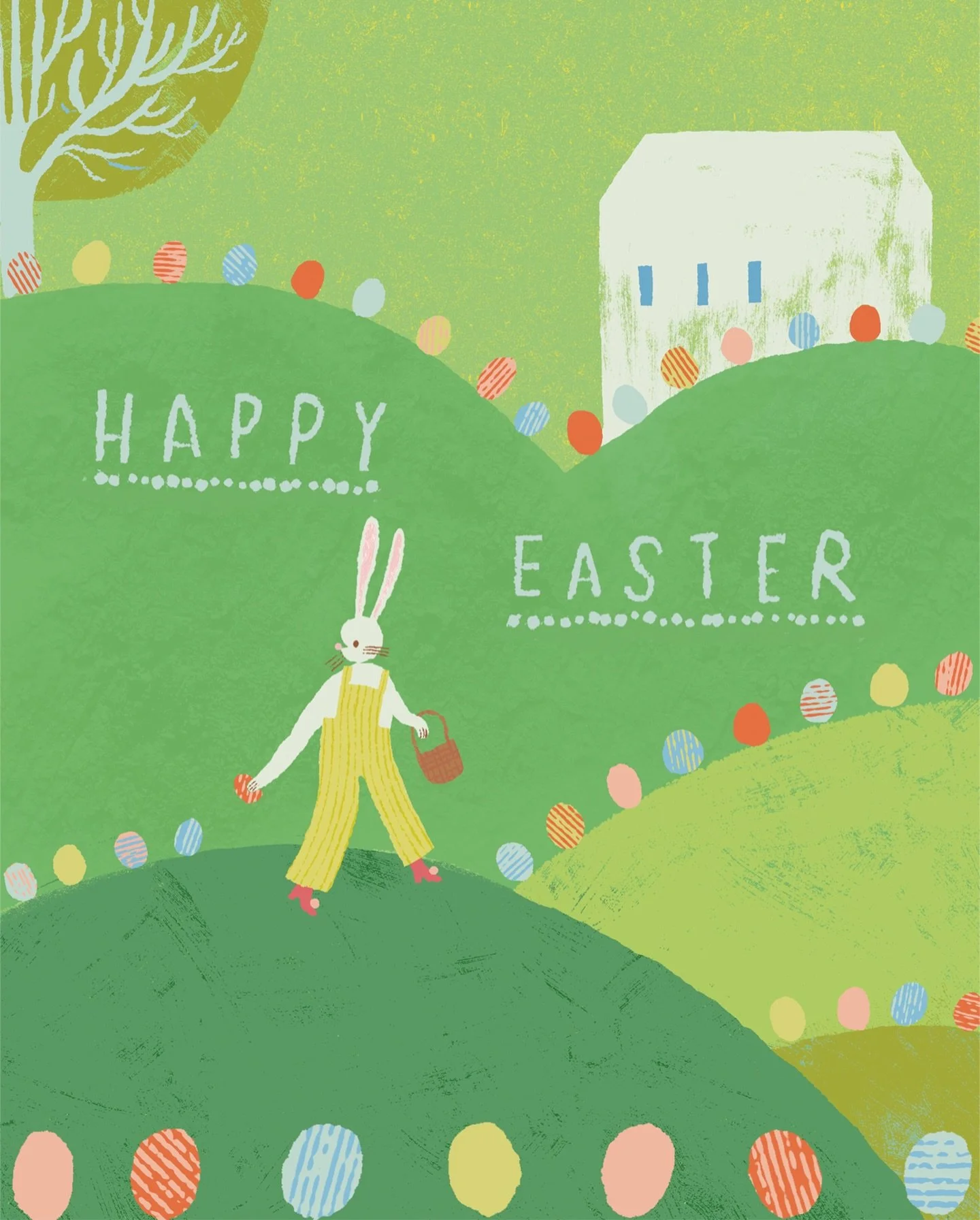 Last year my kids did 4 egg hunts&hellip;I wonder what our grand total will be this year! 🐣🌷🌸

#easterart #easterillustration #kidlitartist #illustratoroninstagram #childrensillustrator