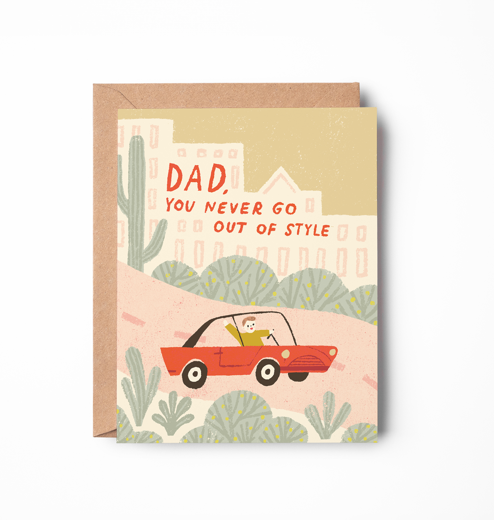 Retro Car Card for Dad