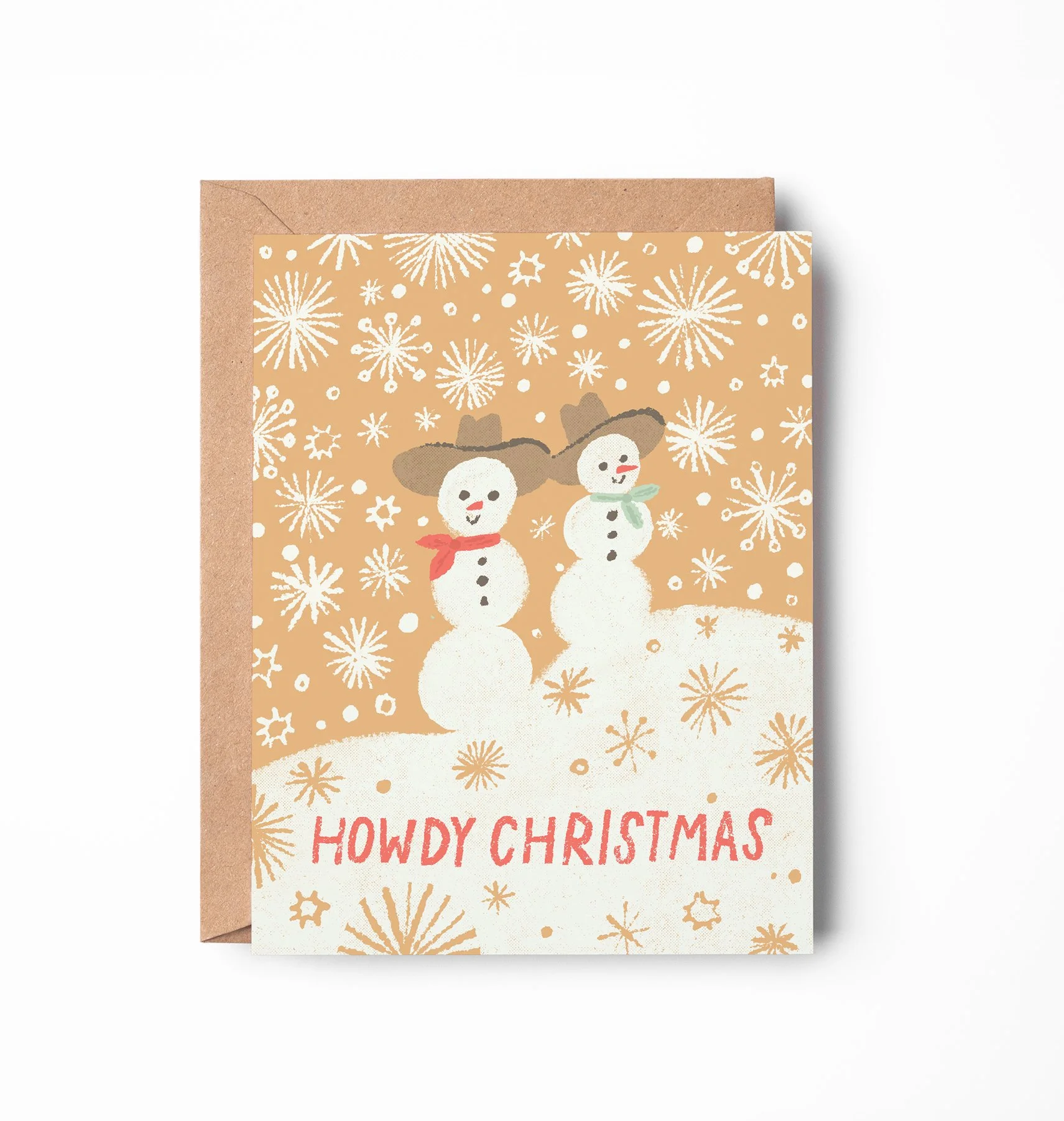Howdy Christmas Greeting Card