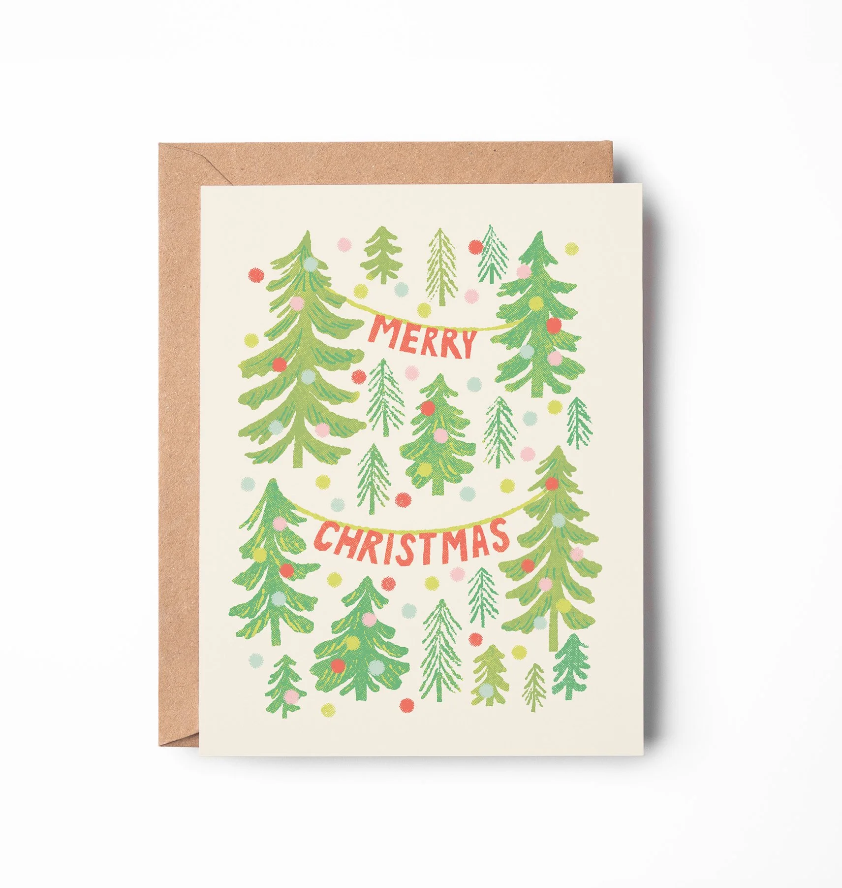 Merry Christmas Tree Card