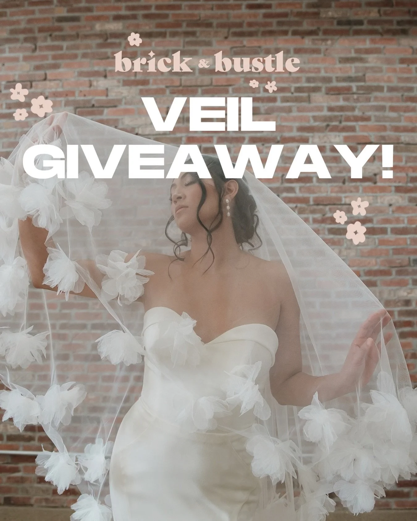 It&rsquo;s @wichitabridalexpo weekend! Stop by our booth, #74 to enter to win a FREE veil! 🙂&zwj;↕️🌟💍

TO DO :: 
1. Follow ya girls @brickandbustlebridal 
2. Like this post! Yes! This one!!!
3. Tag your besties 👯&zwj;♀️ 

Winner announced in the 