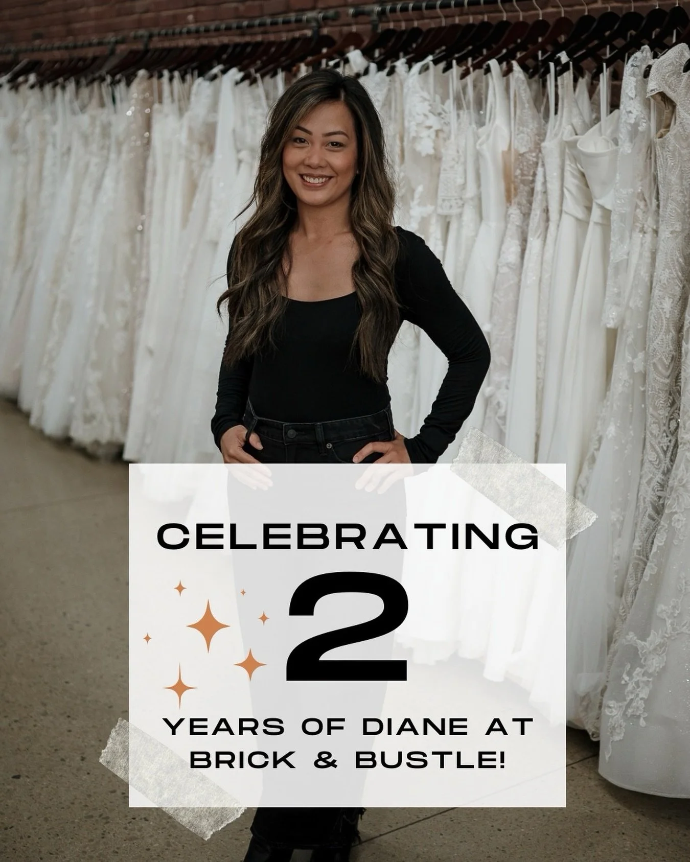 It&rsquo;s our girls  T W O  year anniversary! Diane is the sweetest, kindest, most driven &amp; beautiful gal &amp; we are SO lucky to have her 🖤