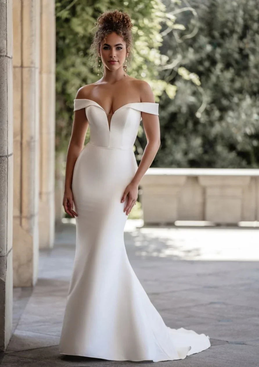 Simple wedding dress Wichita KS