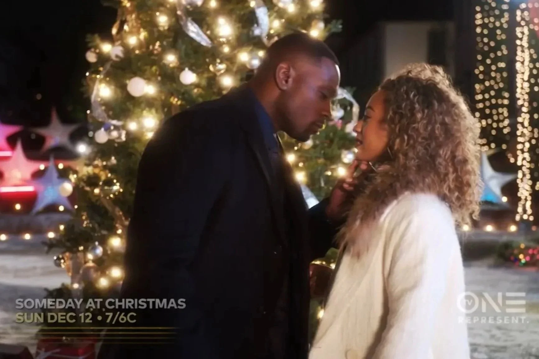Someday at Christmas TV one movie Rich Lighting Co commercial set lighting Avalon Alpharetta GA