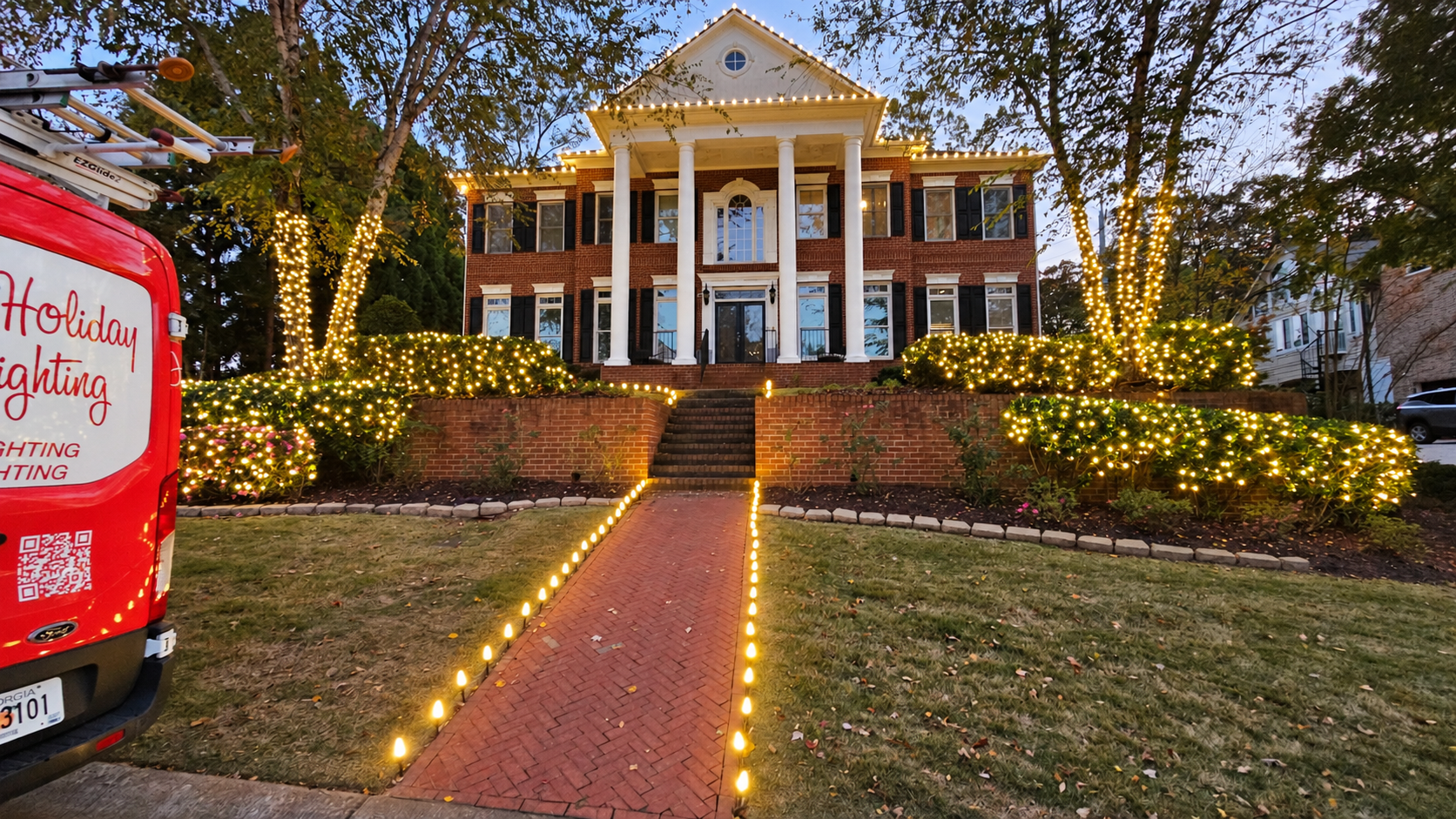 Complete Christmas Installation Mableton Vinings Estates