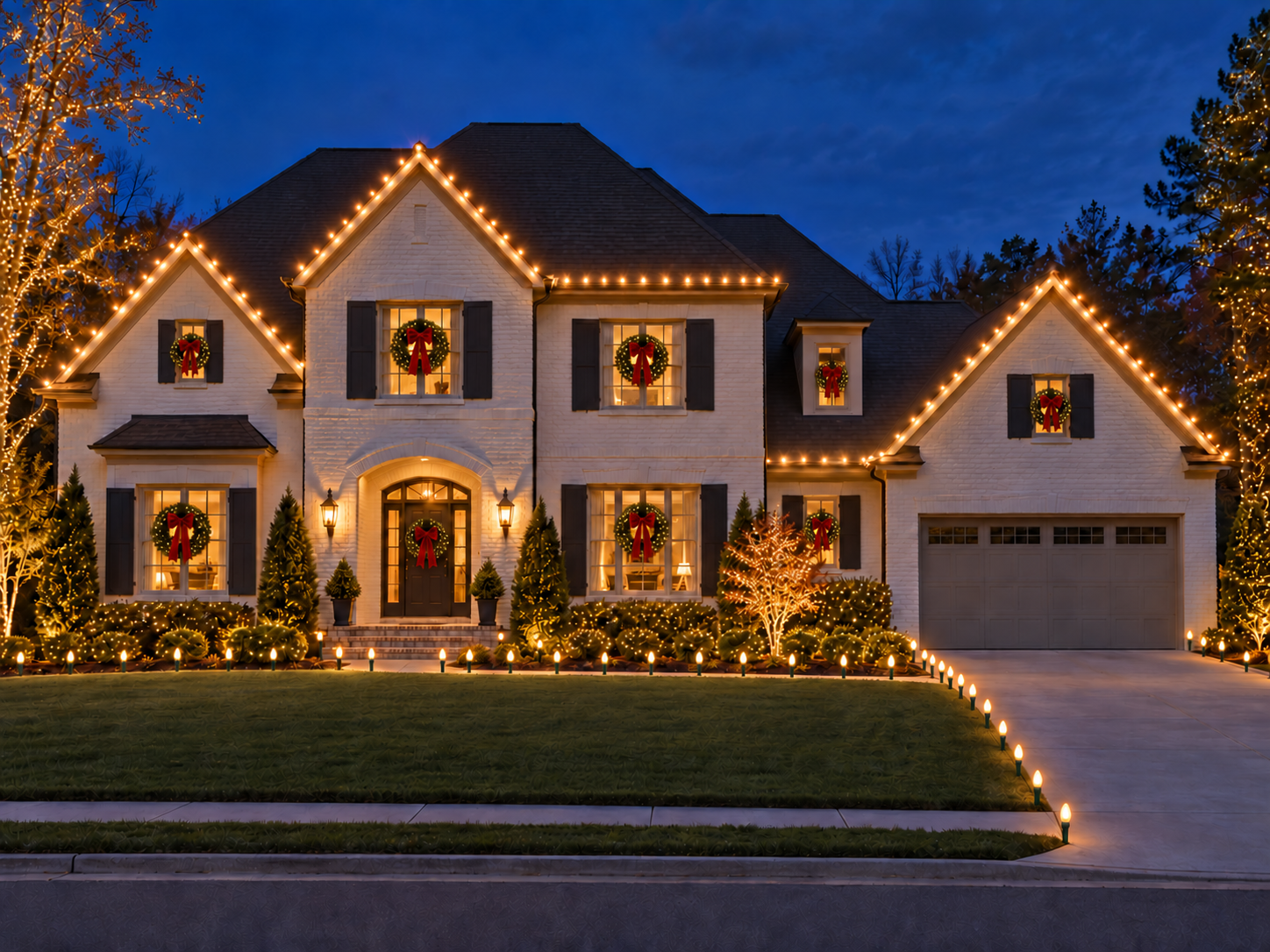 Signature Christmas Installation AI reference image