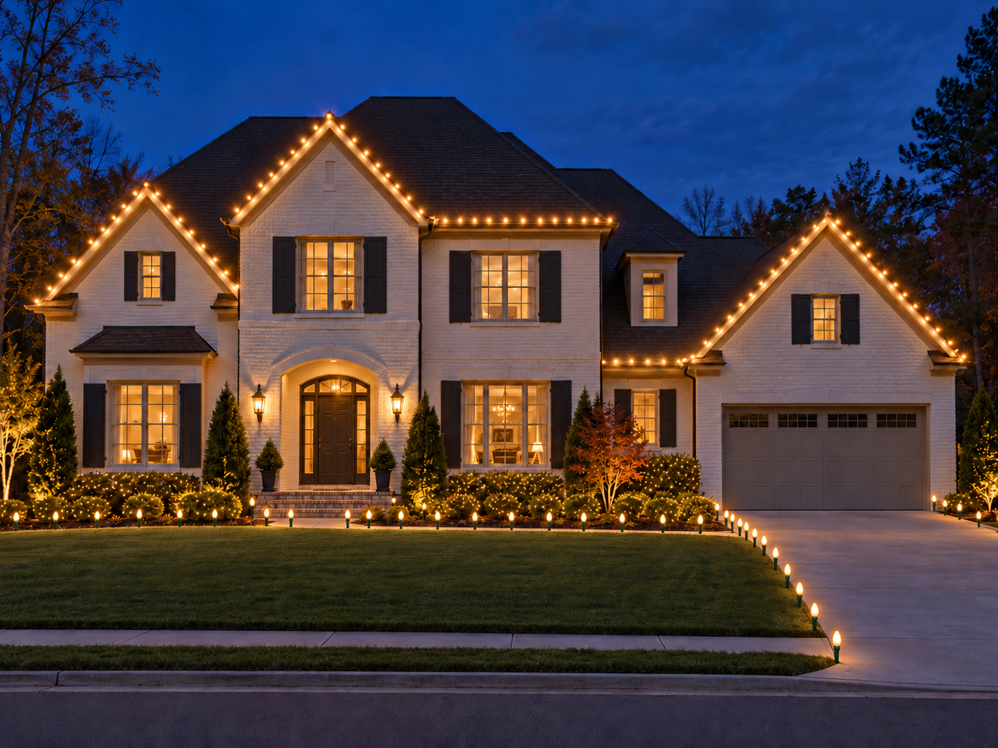 Classic Christmas Installation AI reference image