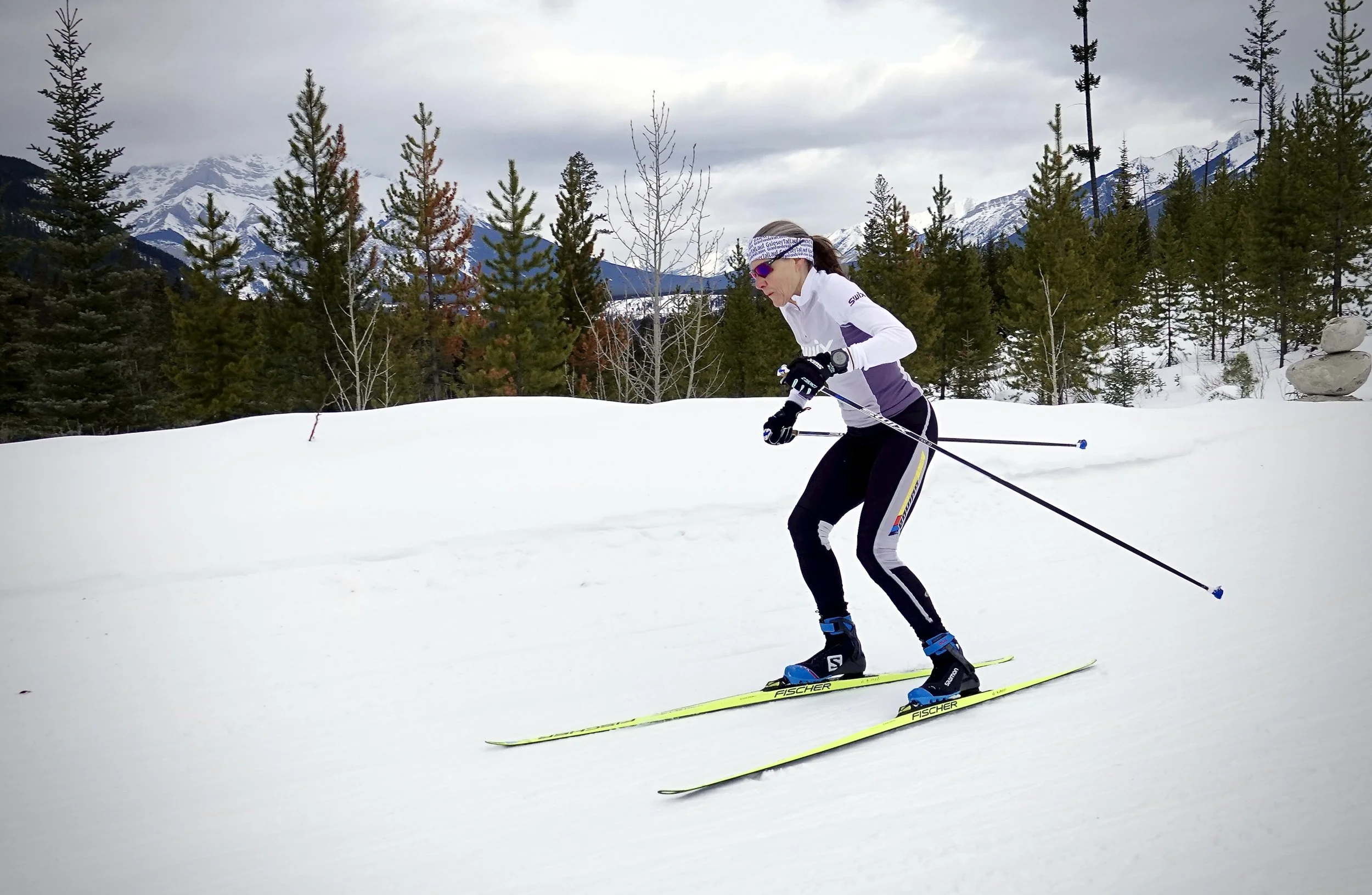 Bow Valley Masters Cup - cross-country ski race/loppet at Canmore Nordic Centre, January 11, 2026.
