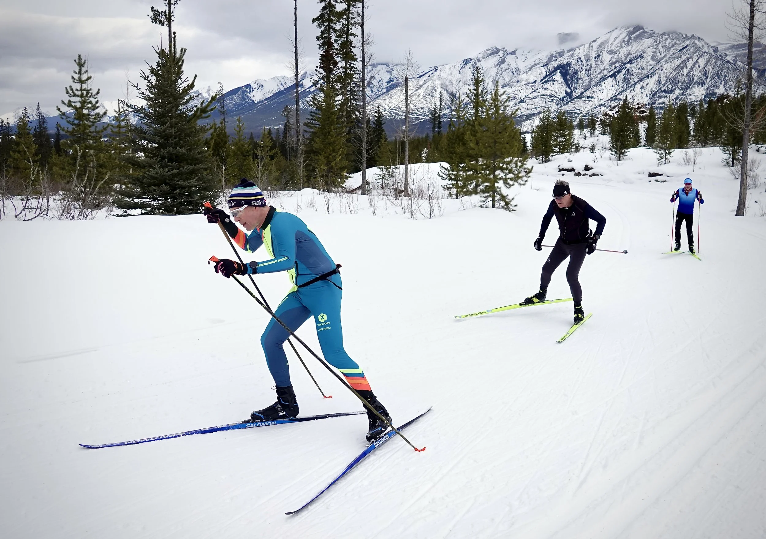 Bow Valley Masters Cup - cross-country ski race/loppet at Canmore Nordic Centre, January 11, 2026.