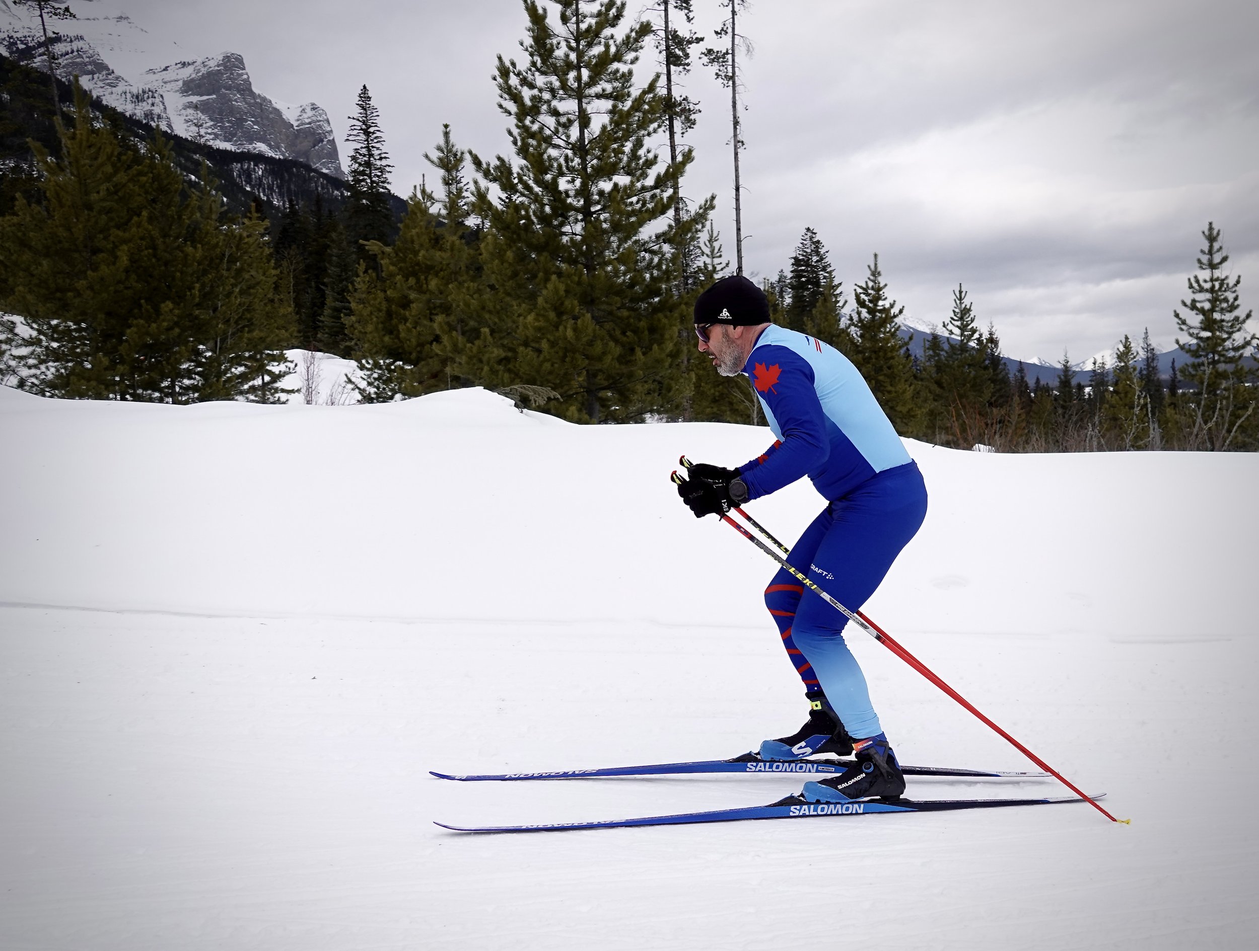 Bow Valley Masters Cup - cross-country ski race/loppet at Canmore Nordic Centre, January 11, 2026.