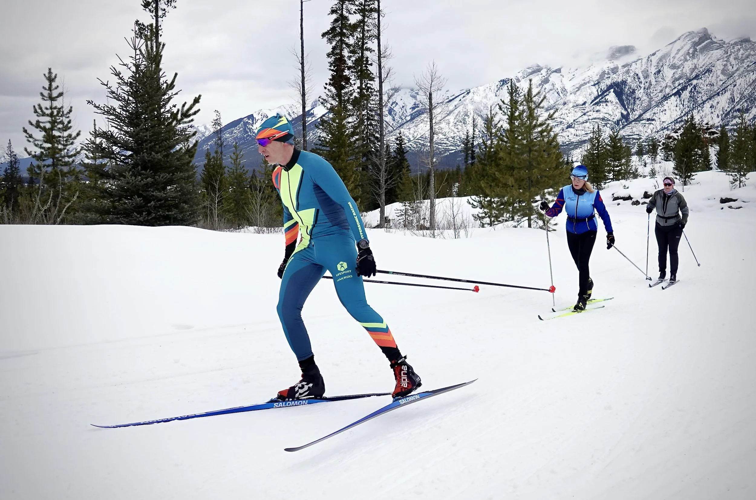 Bow Valley Masters Cup - cross-country ski race/loppet at Canmore Nordic Centre, January 11, 2026.