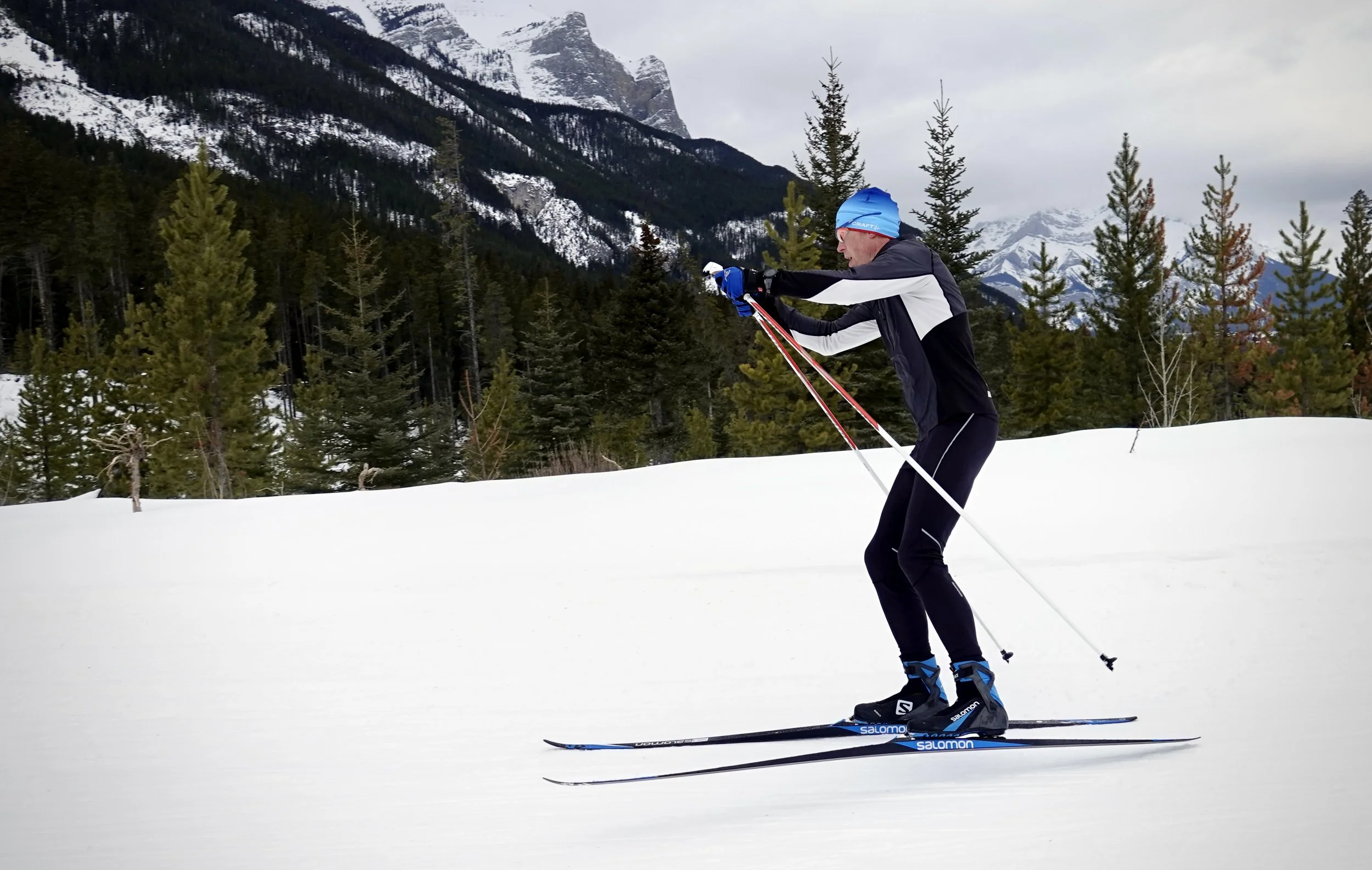 Bow Valley Masters Cup - cross-country ski race/loppet at Canmore Nordic Centre, January 11, 2026.