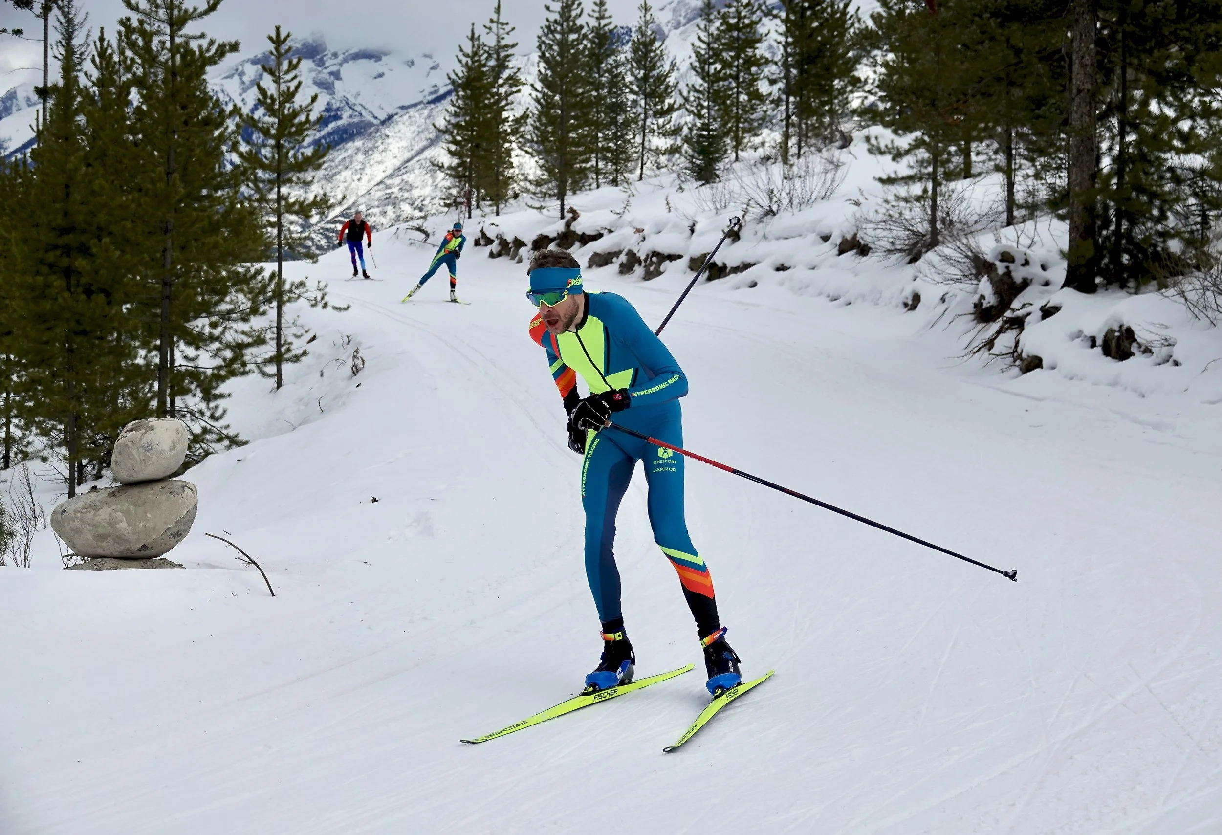 Bow Valley Masters Cup - cross-country ski race/loppet at Canmore Nordic Centre, January 11, 2026.