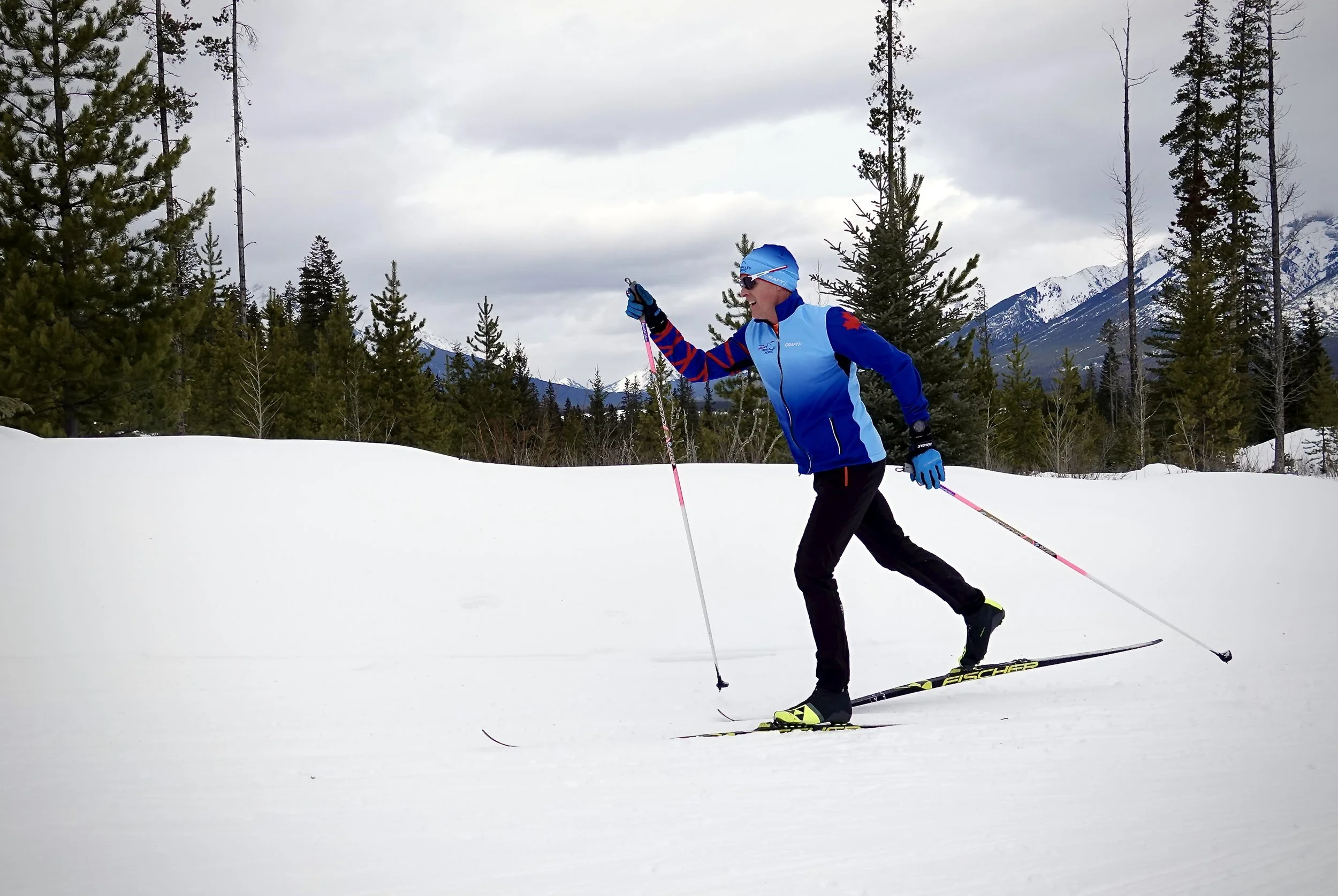 Bow Valley Masters Cup - cross-country ski race/loppet at Canmore Nordic Centre, January 11, 2026.