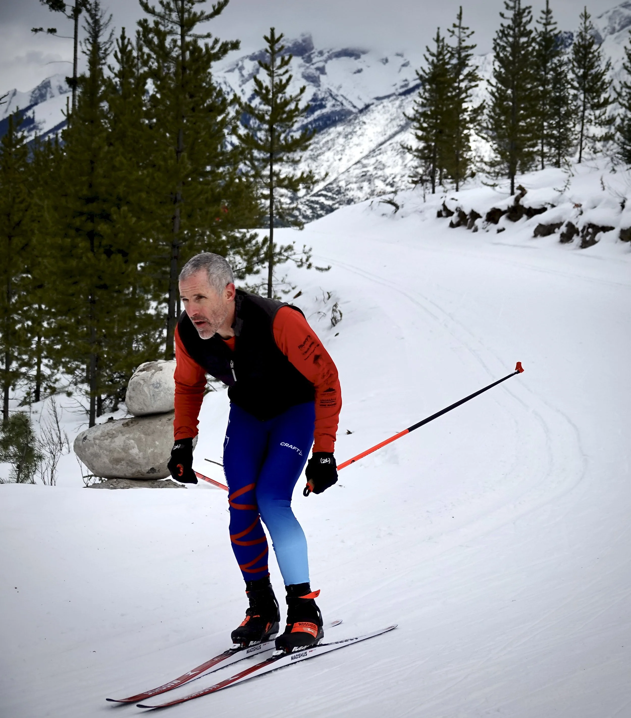 Bow Valley Masters Cup - cross-country ski race/loppet at Canmore Nordic Centre, January 11, 2026.