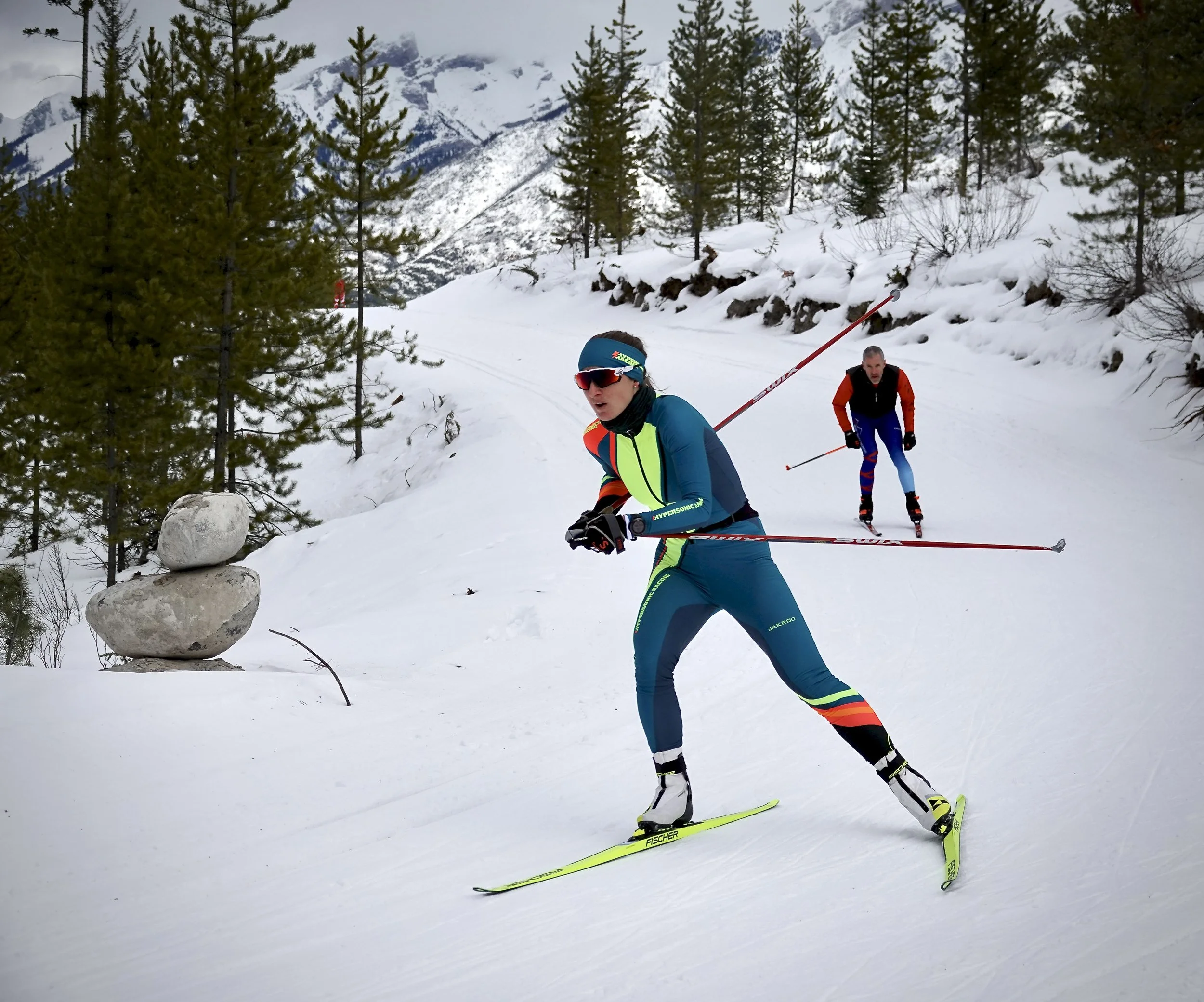 Bow Valley Masters Cup - cross-country ski race/loppet at Canmore Nordic Centre, January 11, 2026.