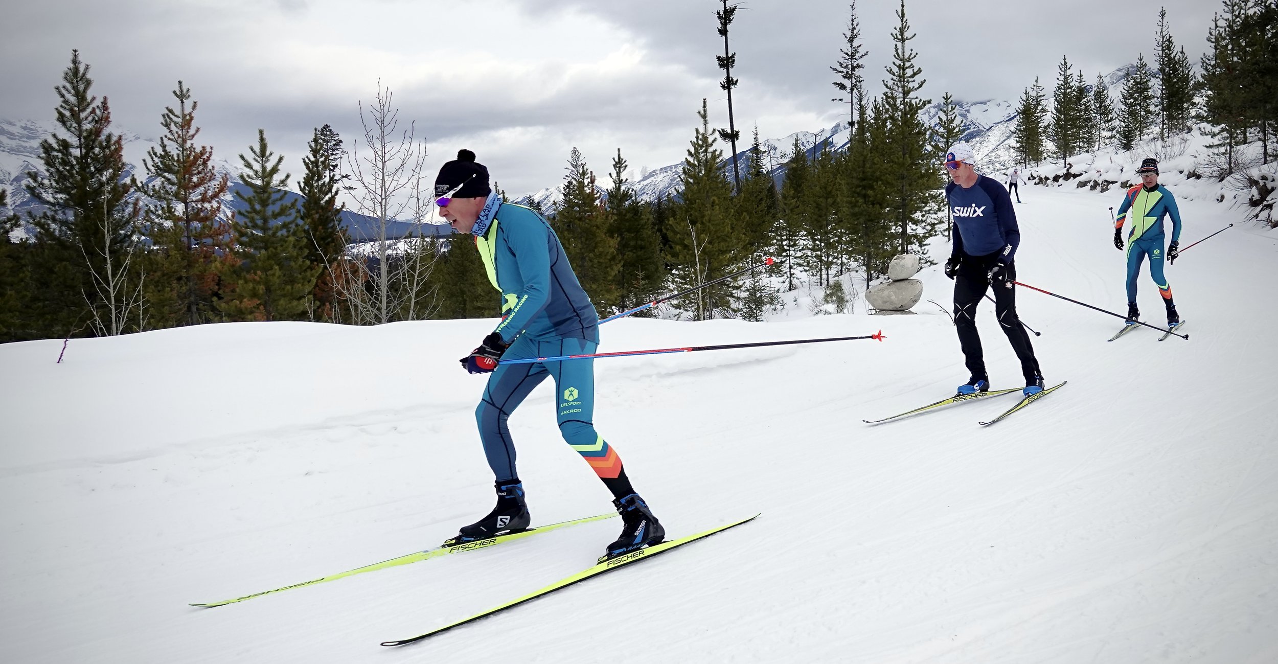 Bow Valley Masters Cup - cross-country ski race/loppet at Canmore Nordic Centre, January 11, 2026.