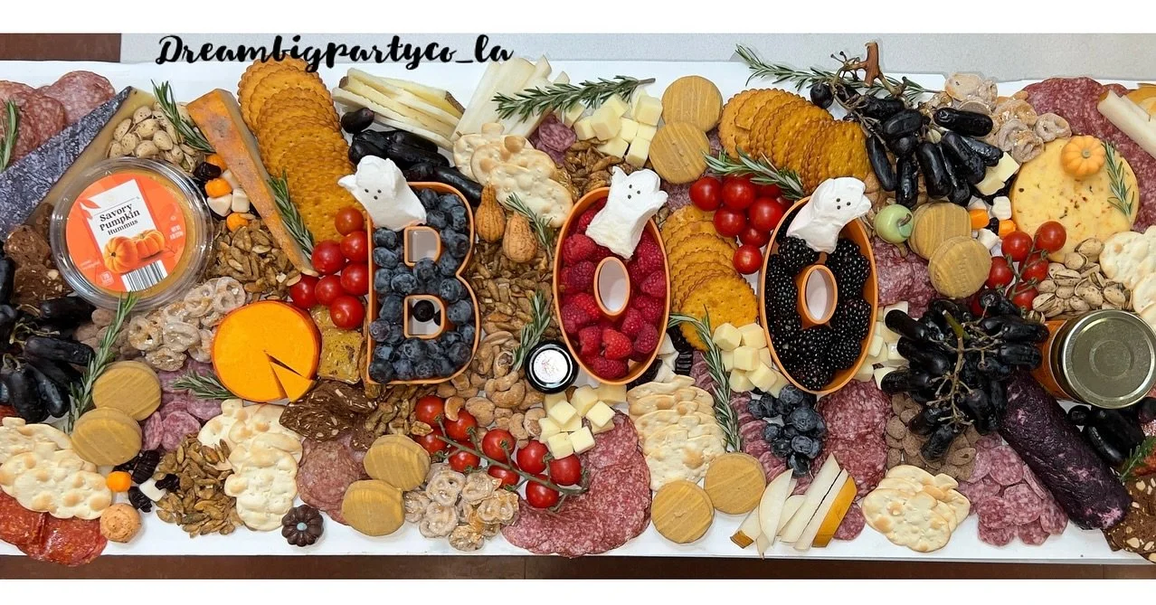 Halloween may be over but this CharBOOterie board will be remembered forever 🎃 #ItsAllInTheDetails #Boo #HappyHalloween #CharBOOterie #Charcuterie #CharcuterieBar #CharcuterieCart #Halloween #Theme #ThemedCharcuterie #lapd #police #Calabasas #Hidden