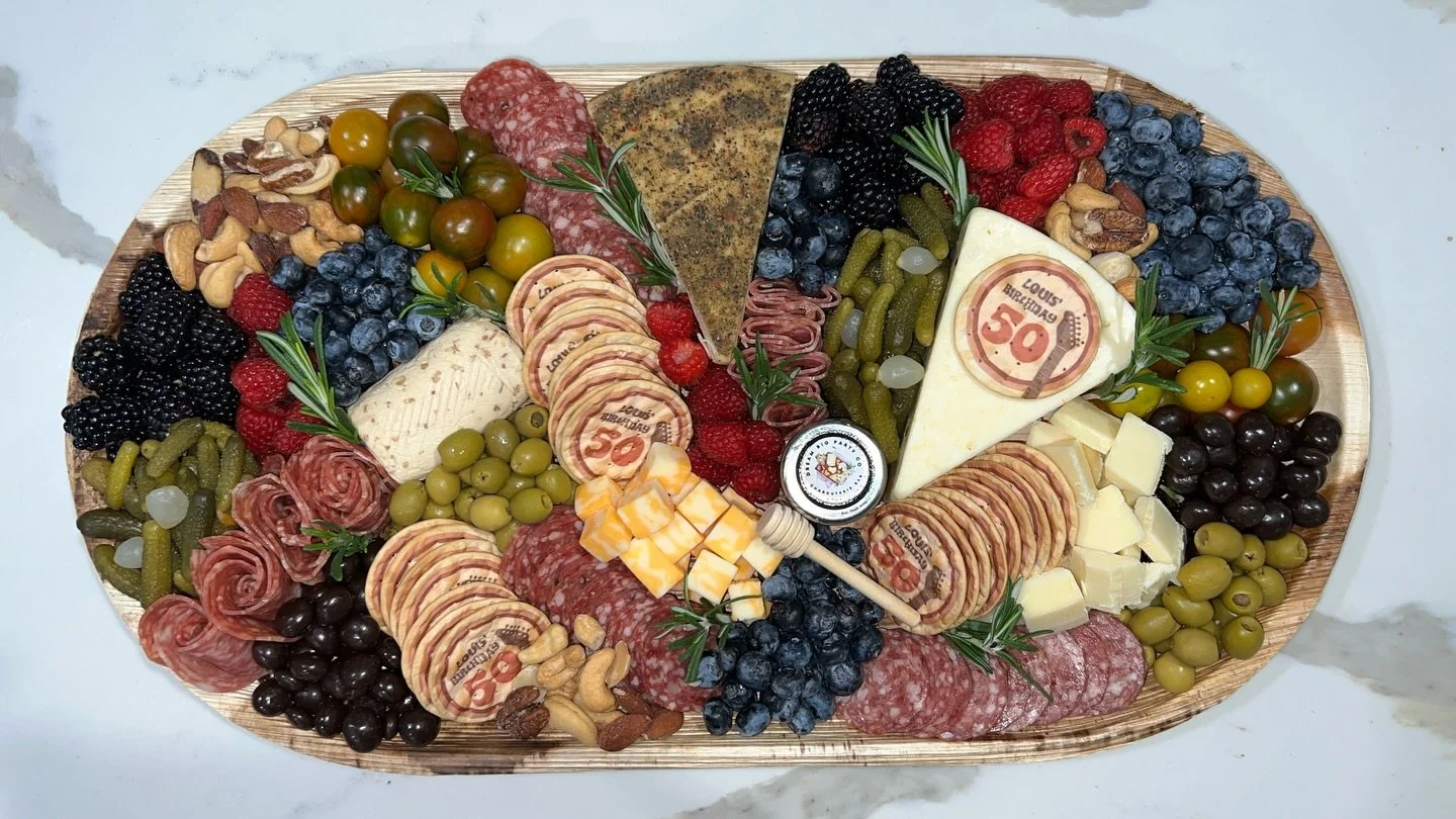 Happy 50th Louis 🎸 
Custom &amp; Branded Charcuterie for any occasion!
#charcuterie #50th #happybirthday #westhills #dreambig