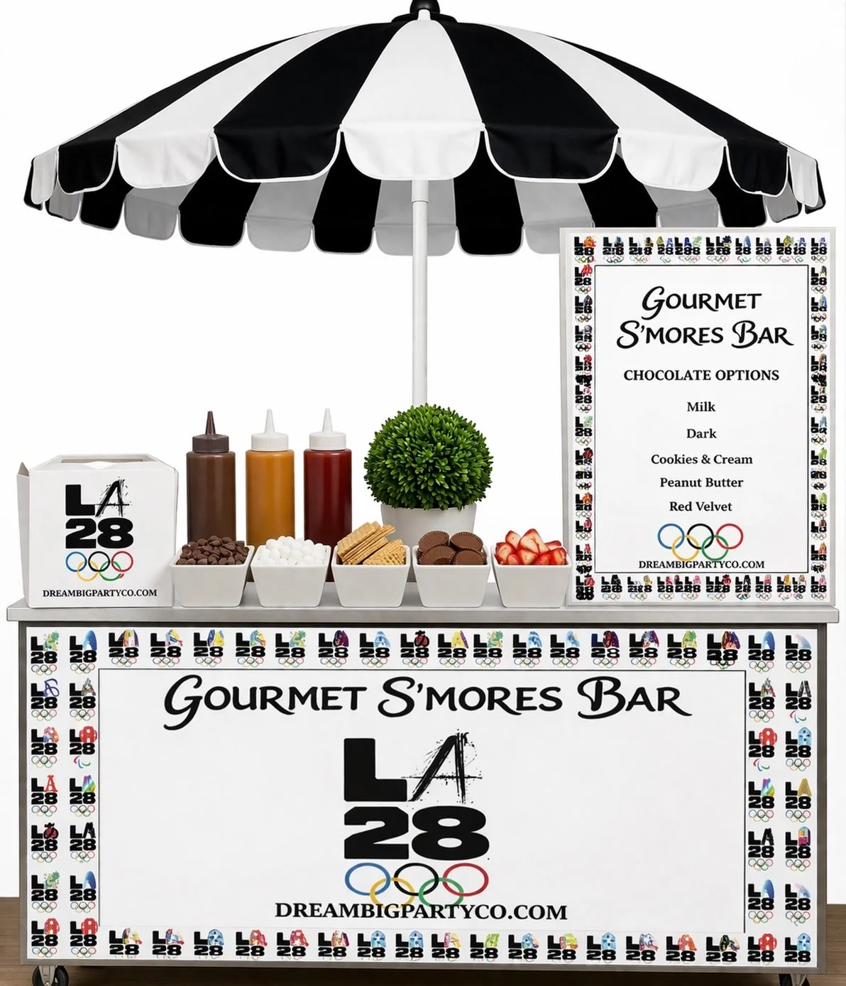 Living up to our name!!! Dream Big Olympics LA28 Branded S'mores Bar for the Olympic Committee 🤯