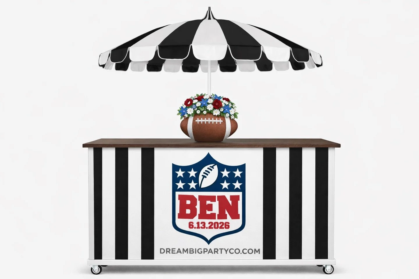 Ben's NFL themed Bar Mitzvah loading 🏈