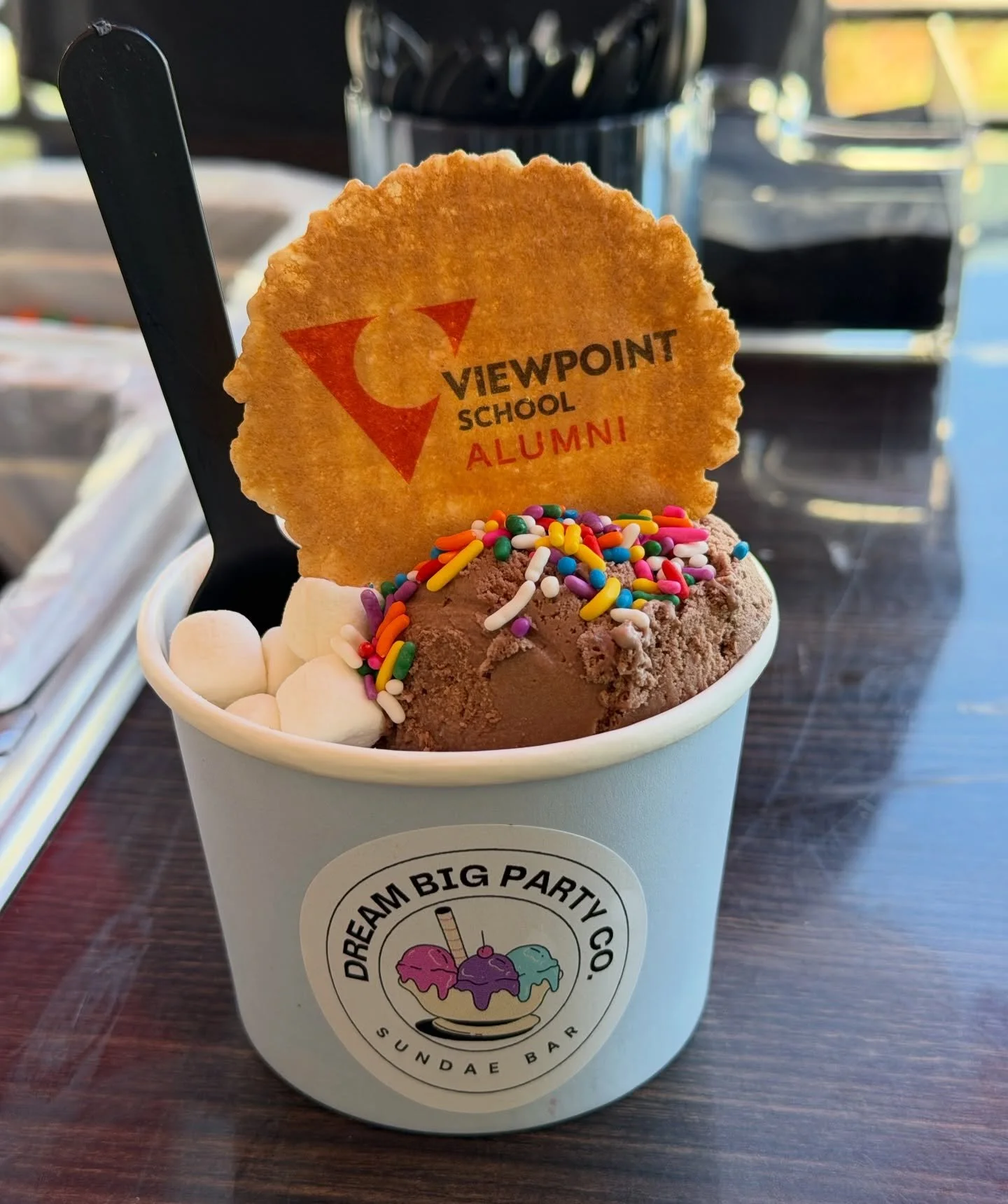 So many options with our personalized Ice Cream Sundae Bar 🍨 The @viewpointschool Alumni event was amazing! #DreamBig #IceCream #Viewpoint #Alumni #Calabasas