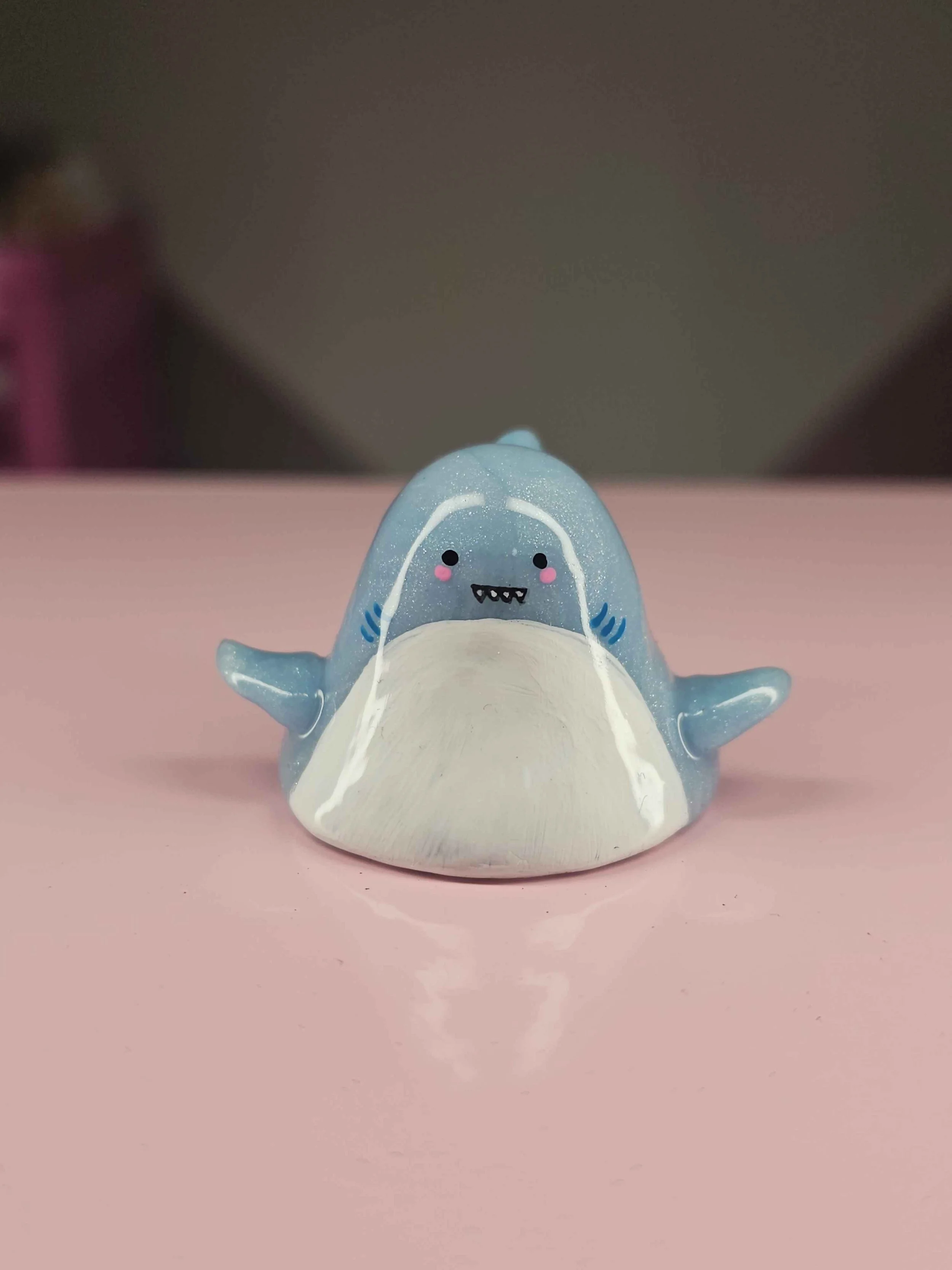 Blue Quartz Great White Shark