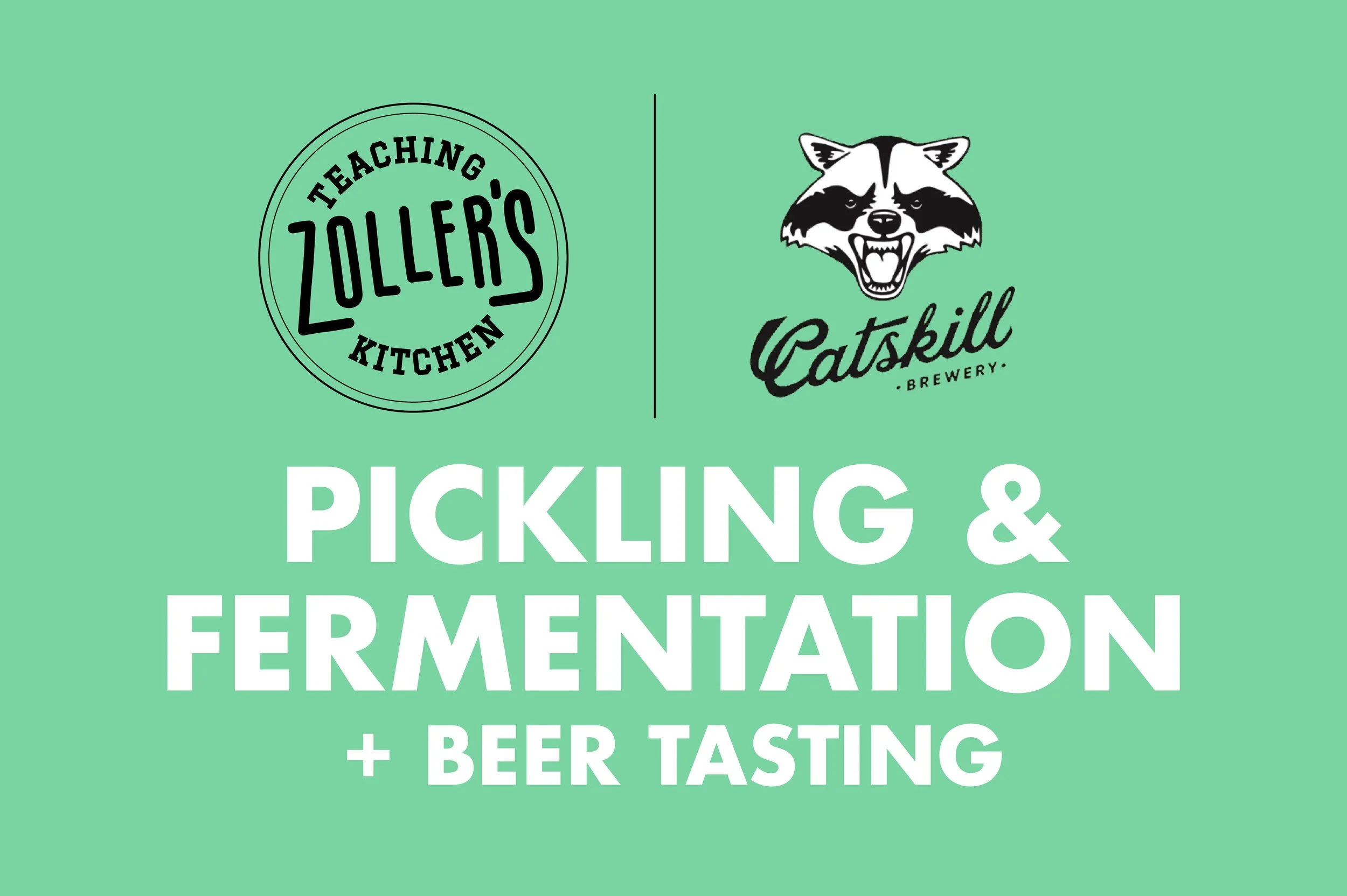 Zoller's Pickling & Fermentation Cooking Class & Beer Tasting, April 17, 2026, Windsor Terrace Brooklyn