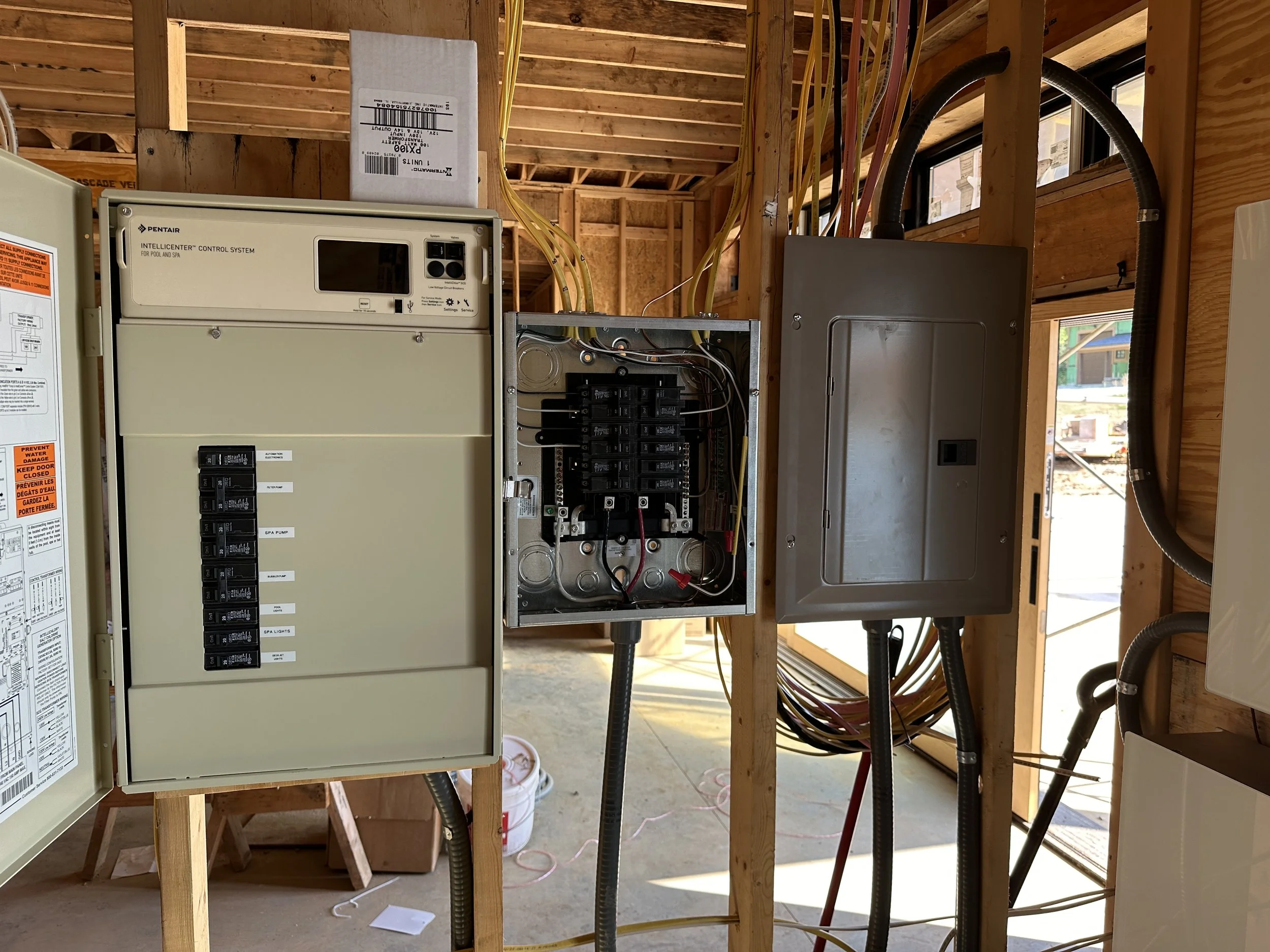 An image of the Pool control center.