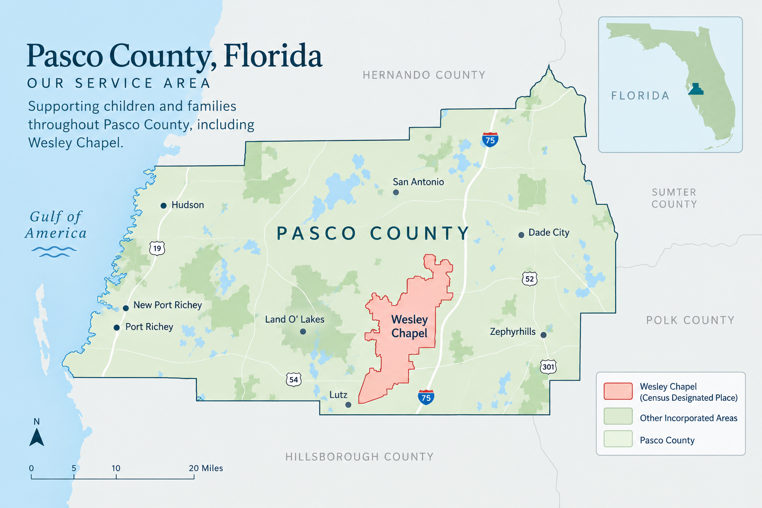 Wesley Chapel Service Area - Playful Paths Speech Therapy