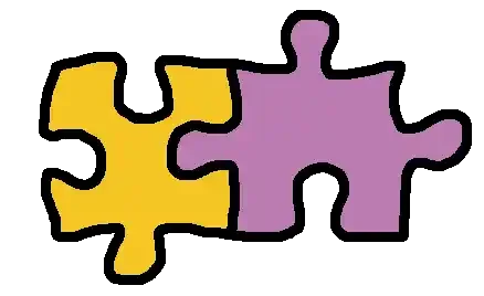 Illustration of colorful puzzle pieces representing autism spectrum support and communication