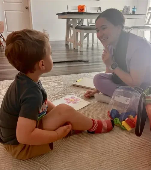 McKenzi at work with Playful Paths Speech Therapy LLC