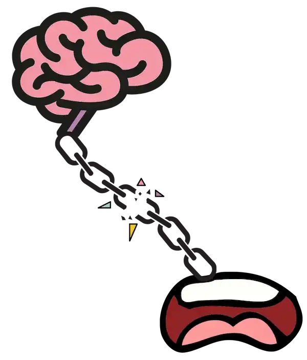 Illustration representing motor planning challenges involved in childhood apraxia of speech