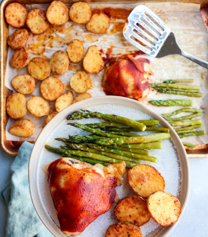 Sheet Pan Bbq Chicken Meal