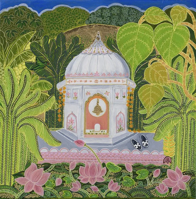   The Sacred Garden   
Divvya Atrii 
Painting 
$350