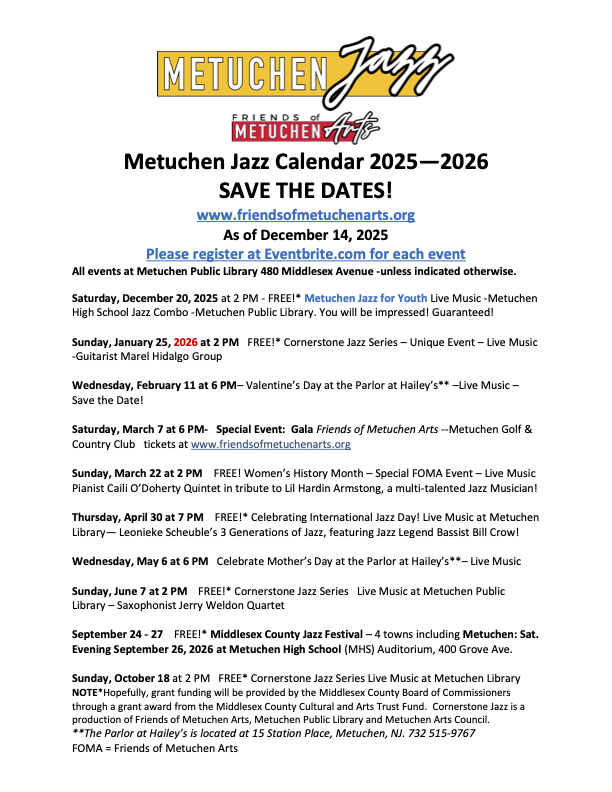 FOMA Metuchen Jazz Year 2025 --2026 AVE THE DATE as of  12-14-25  (1).png