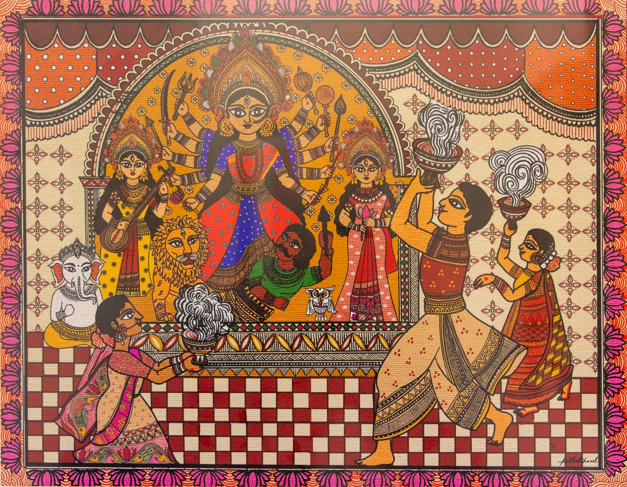   Durga Utsav   
Pallabi Ghosh 
Digital Art 
$180